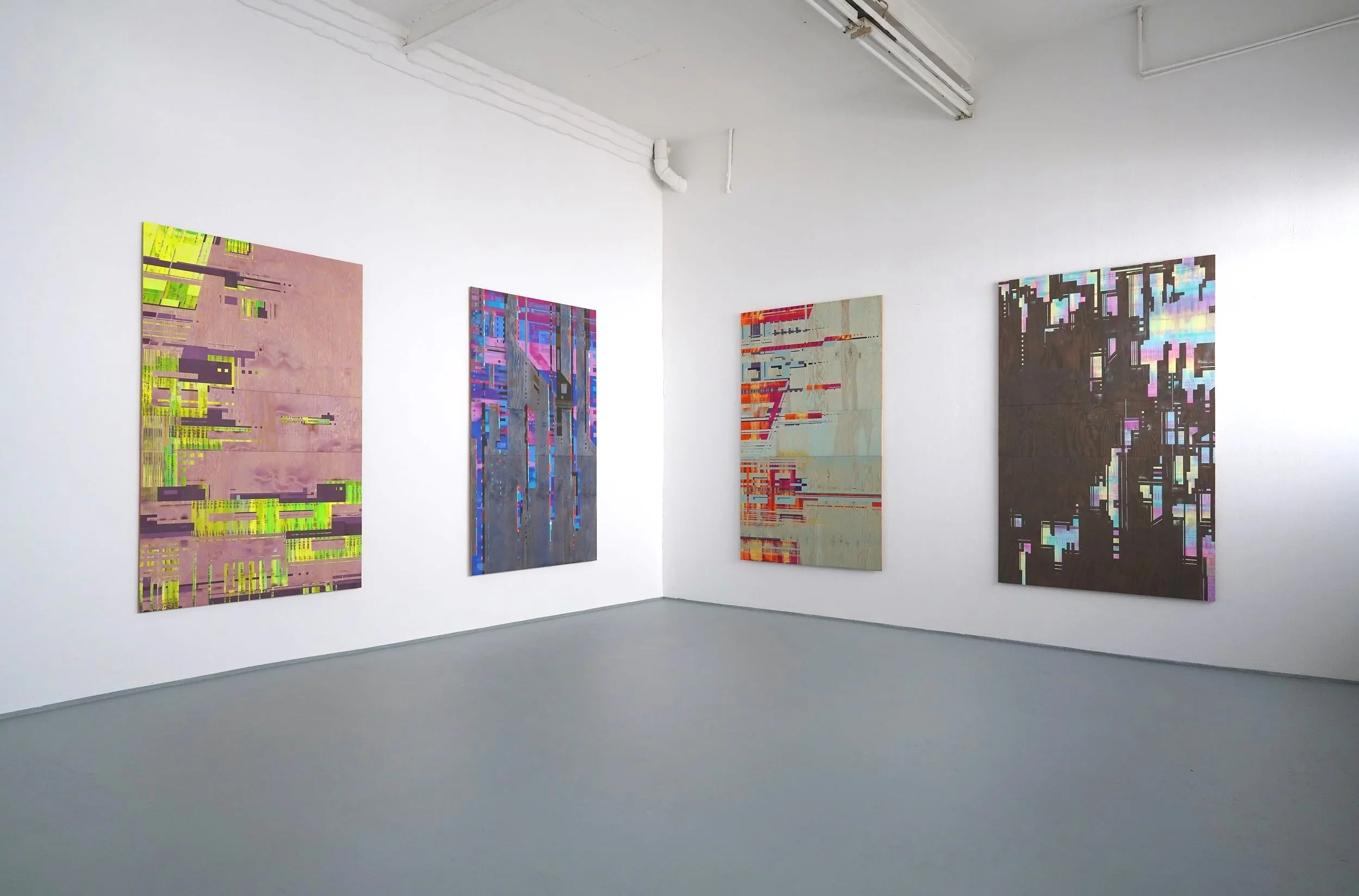 LaZe_series, Installation view at Atelierhaus des Bonner Kunstvereins, 2025