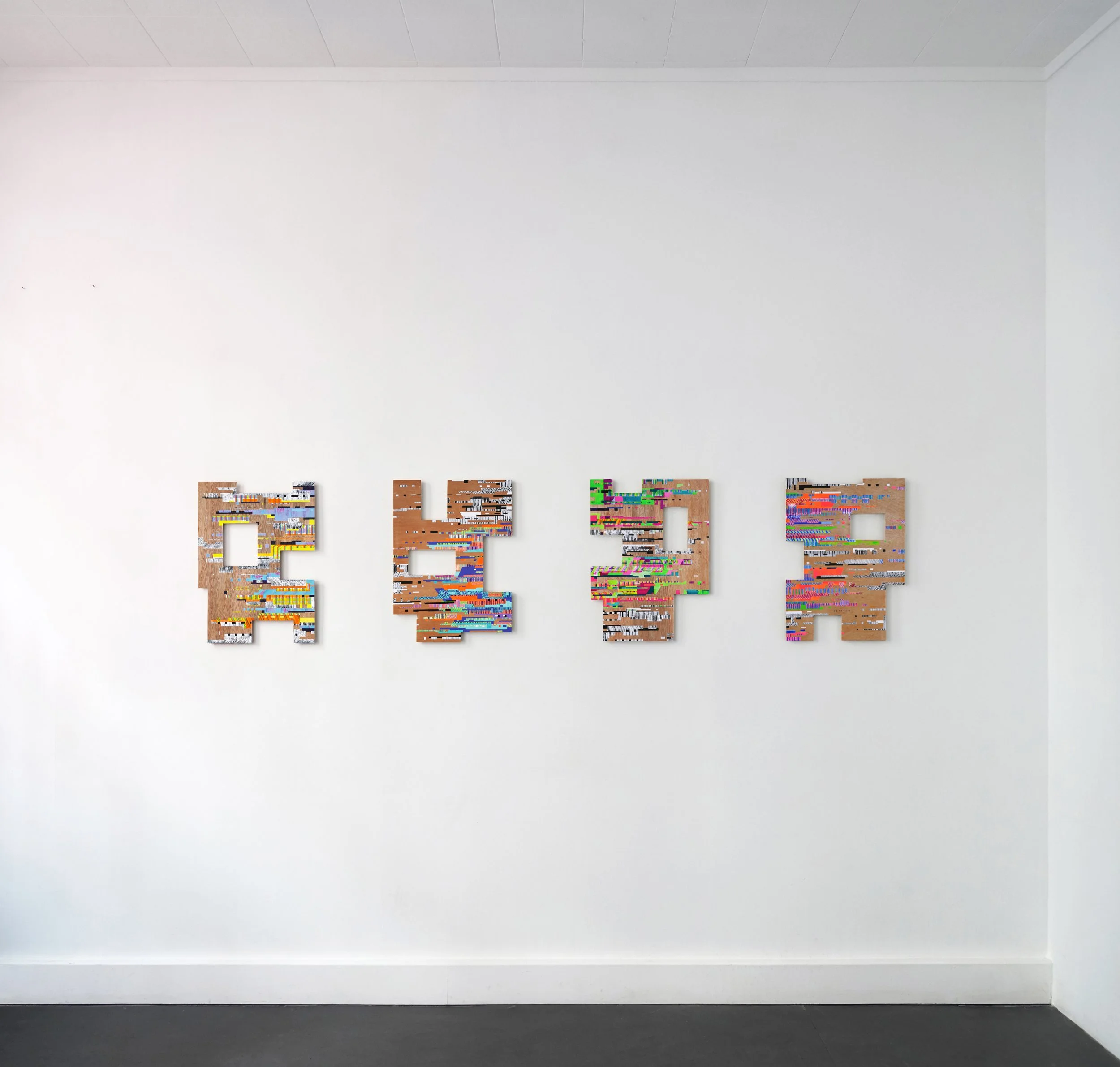 McBT_series, Installation view at Galerie Abstract Project, Paris, 2024