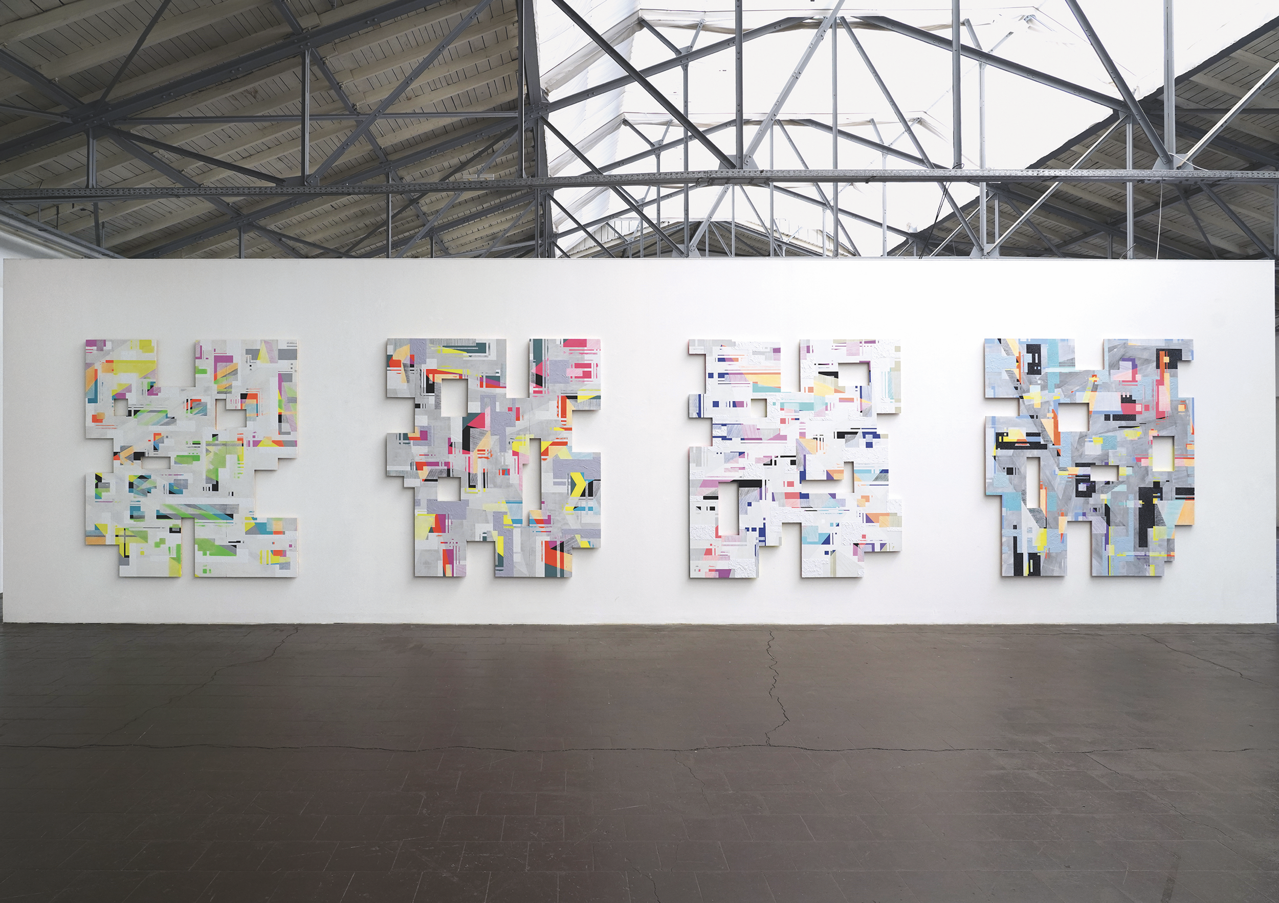 LCCH_series, Installation view at Verein für aktuelle Kunst Ruhrgebiet, Oberhausen, 2023