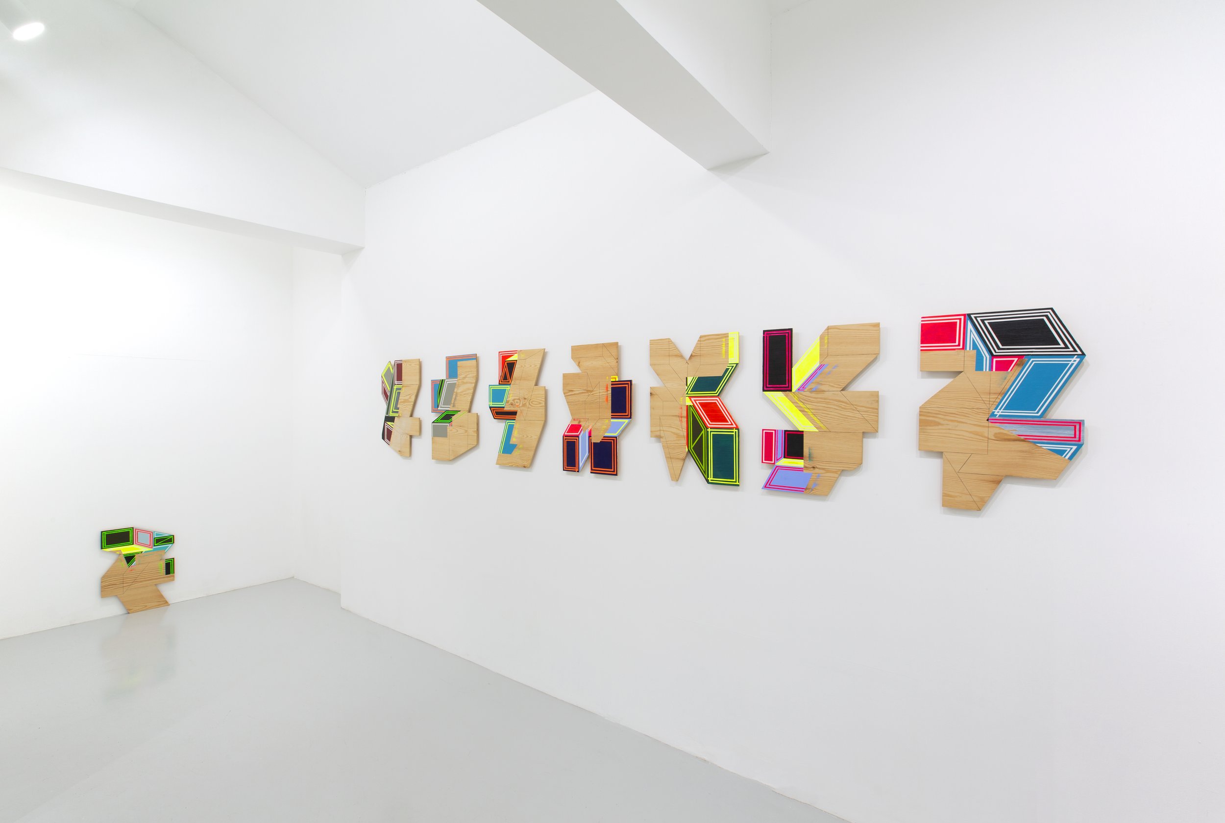 7Z series, Installation view at Obscura Gallery, Seoul/KR, 2022