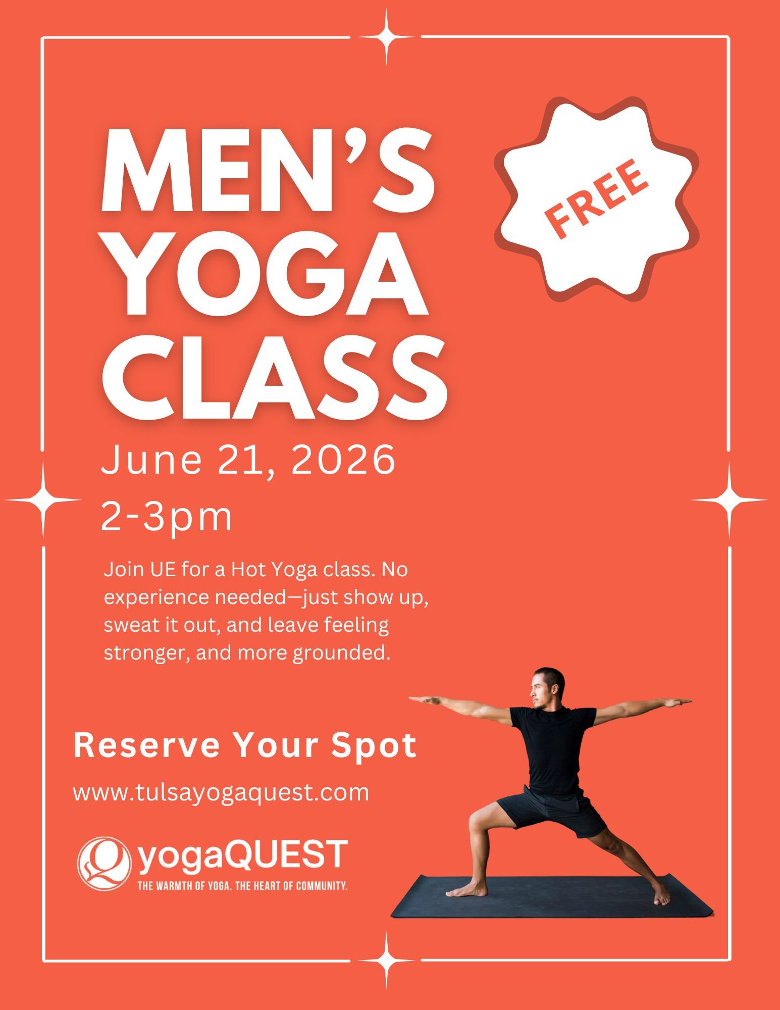 Free Men's Hot Yoga
