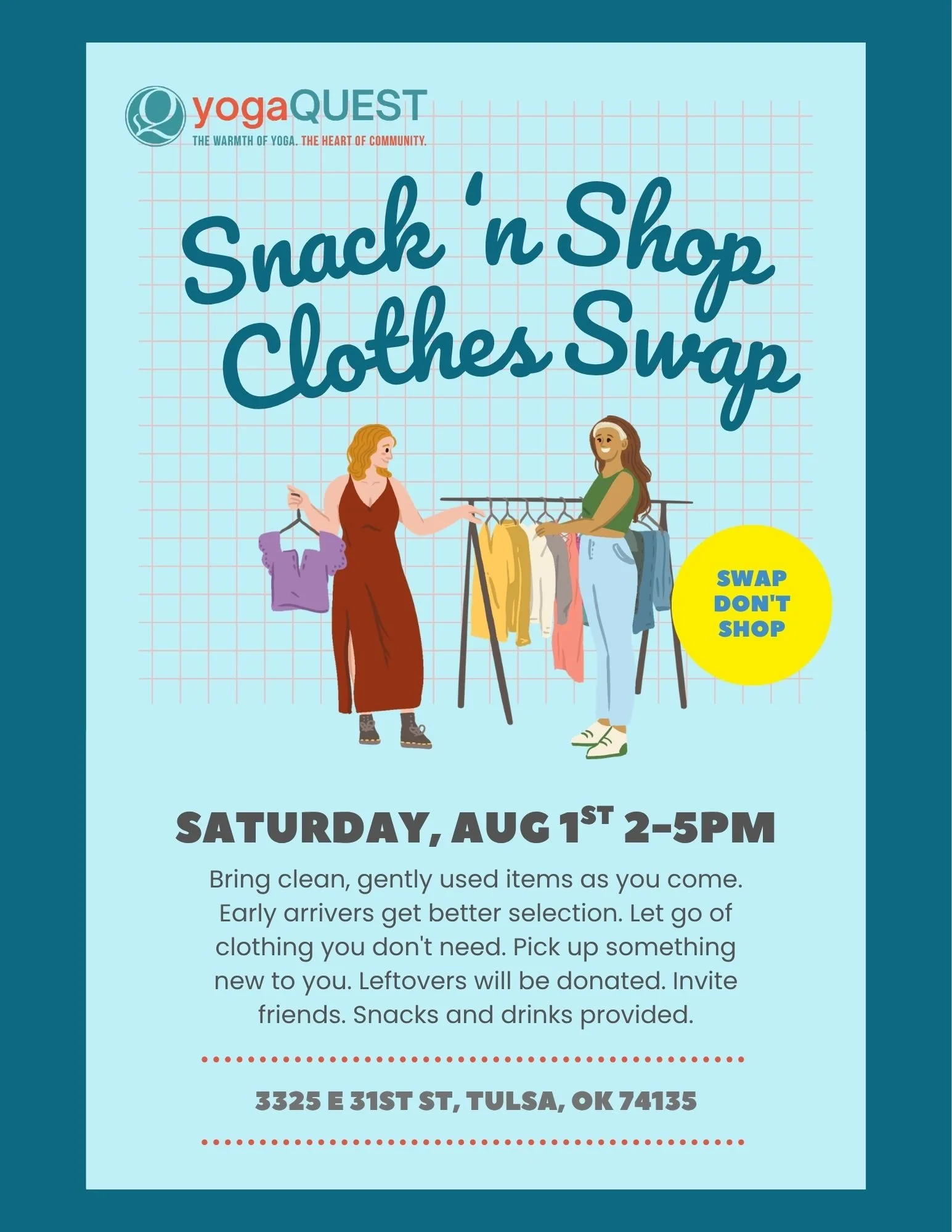Snack 'n Shop Clothes Swap