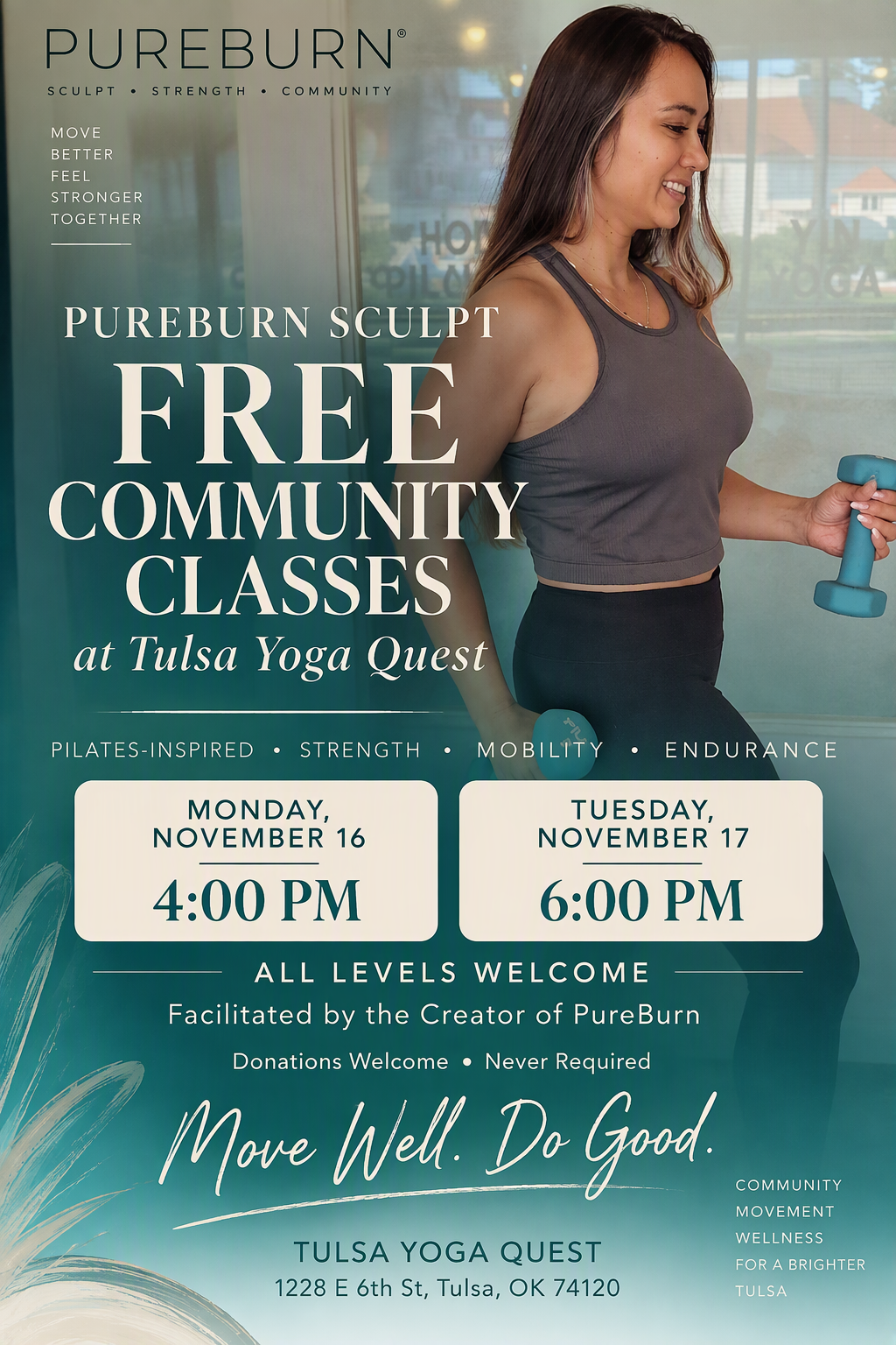 Free PureBurn Sculpt Pop-Up Class