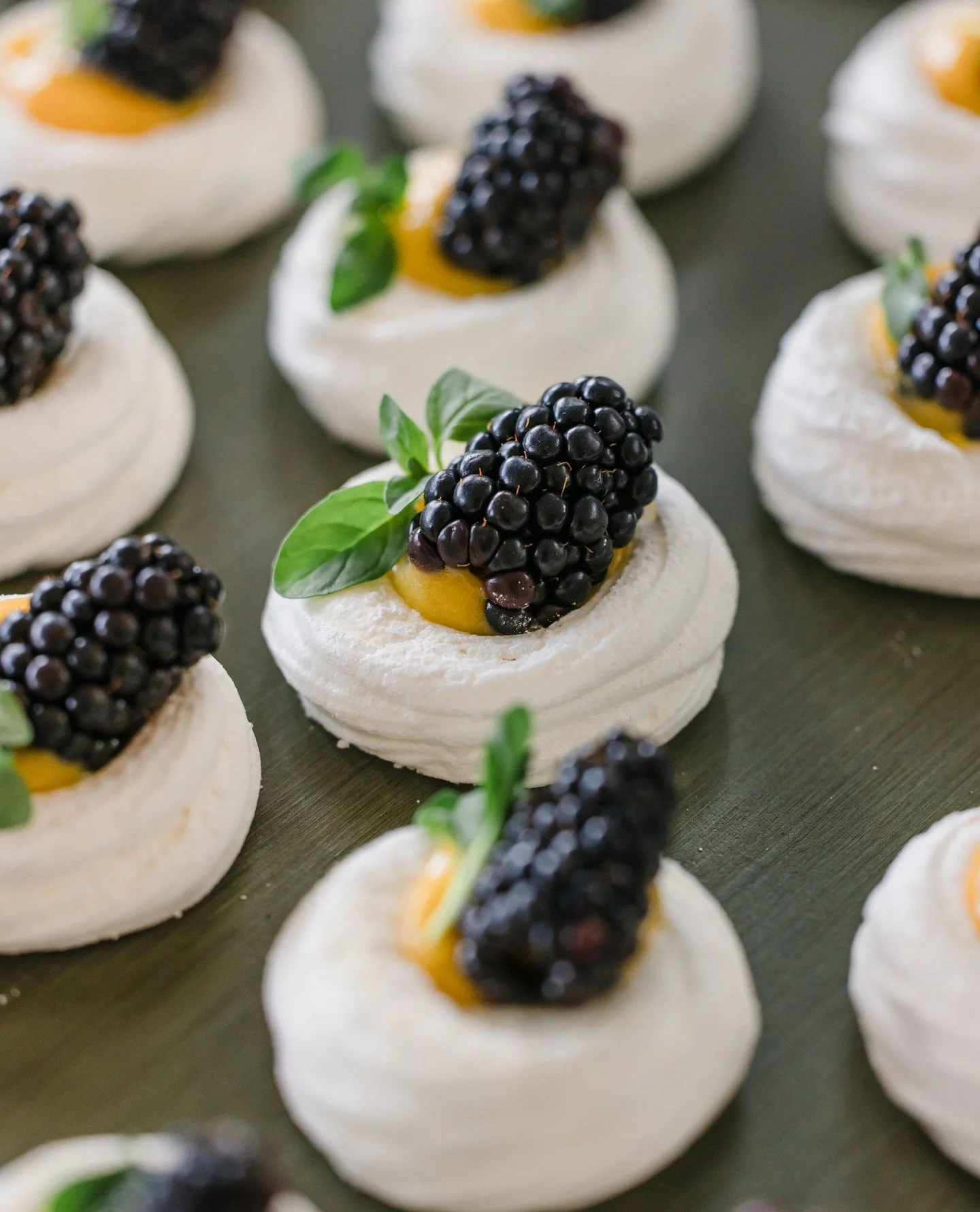 Light, airy, and bursting with flavor ✨️ Our Passion Fruit Pavlova is not only delicious, but also gluten-free!⁠
⁠
Vendors&mdash;⁠
Venue: @grandblancmaison⁠
Catering: @coastcatering⁠
Bar: @snakeoilcocktail⁠
Florals: @flor.esarturo⁠
Content Creator: @