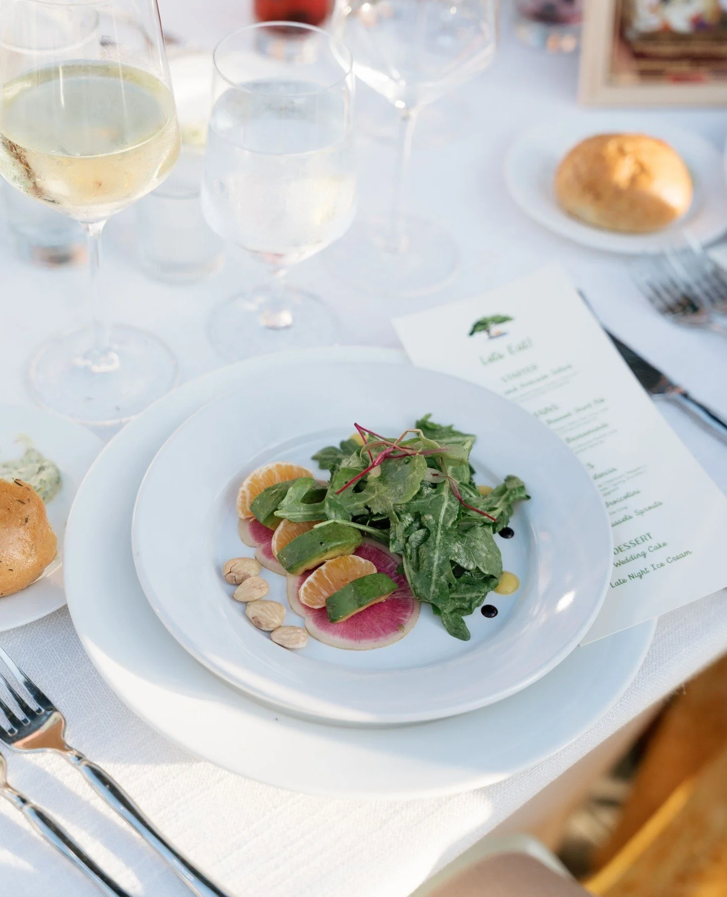 Fresh, vibrant and equally delicious 🥗⁠
⁠
⁠
Planner: @taylornicoleevents⁠
Photo: @savanahpoolphotography⁠
Venue: Martin Johnson House⁠
Catering: @coastcatering⁠
Rentals: @crown_rentals @wonder.eventrentals⁠
Hair &amp; MUA: @brightcrystalwedding @ren