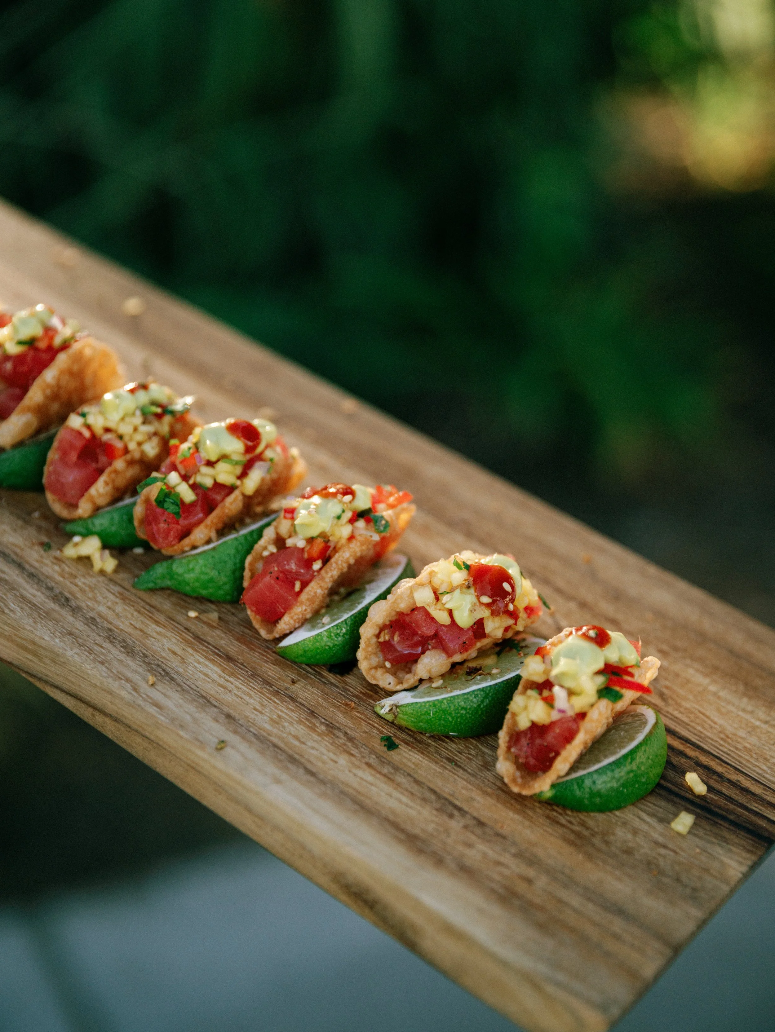 Tuna Tartare Taco