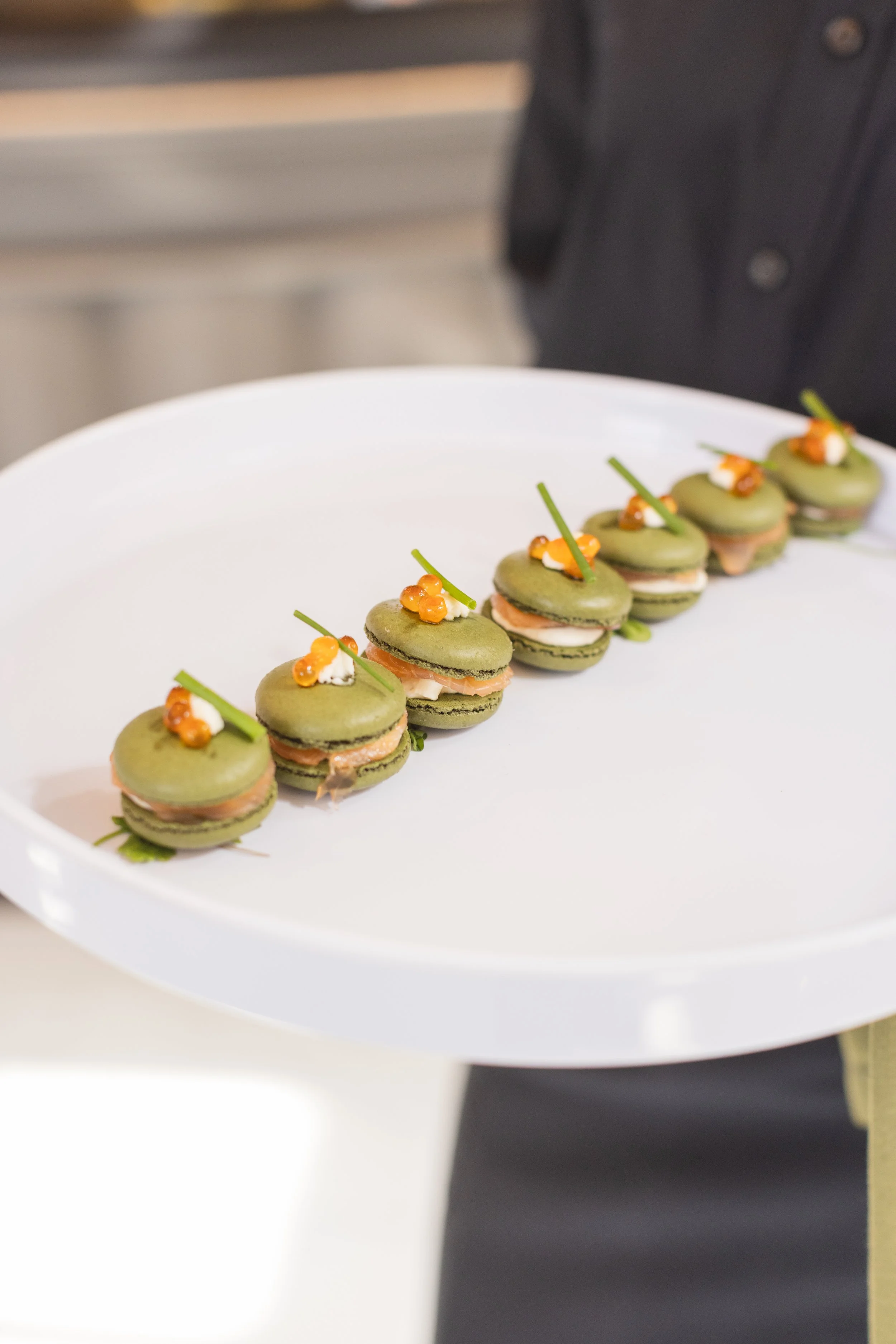 Smoked Salmon Macaron