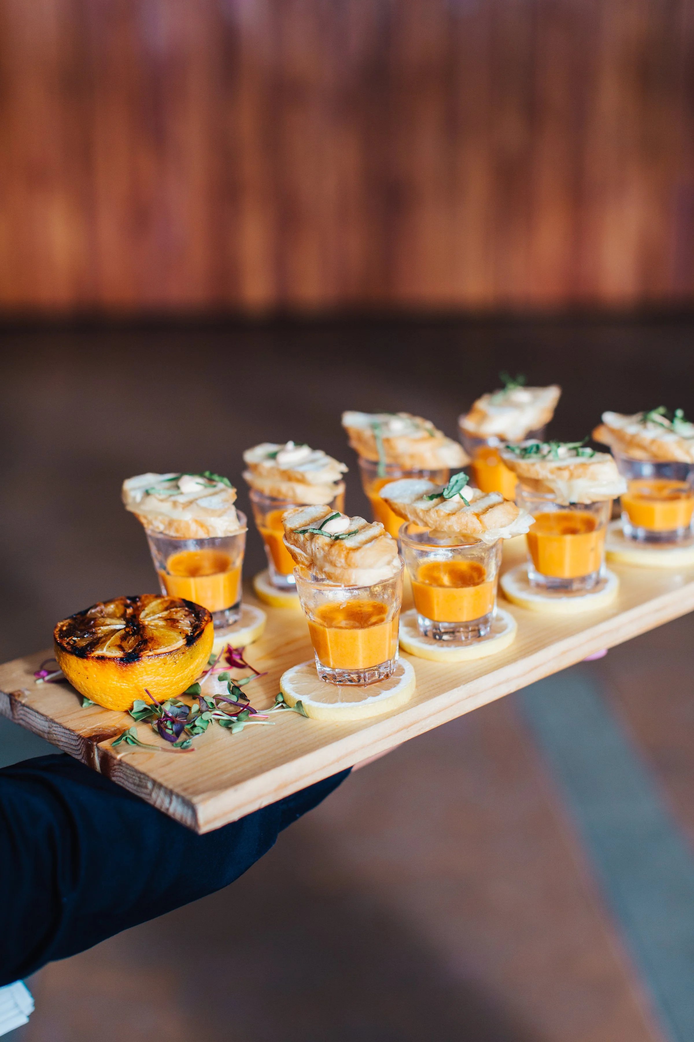 Heirloom Tomato Bisque Shooter
