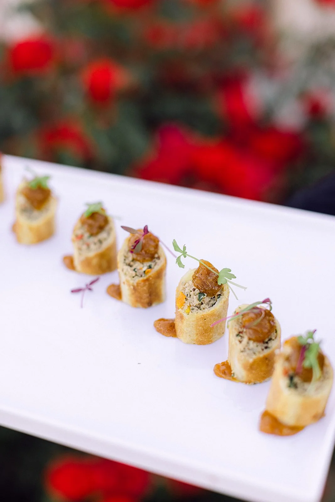 Chicken Sausage Spring Roll