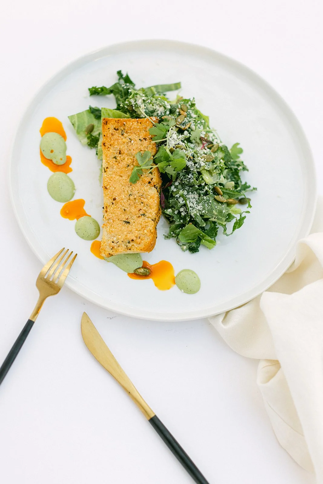 Local Kale and Romaine Salad