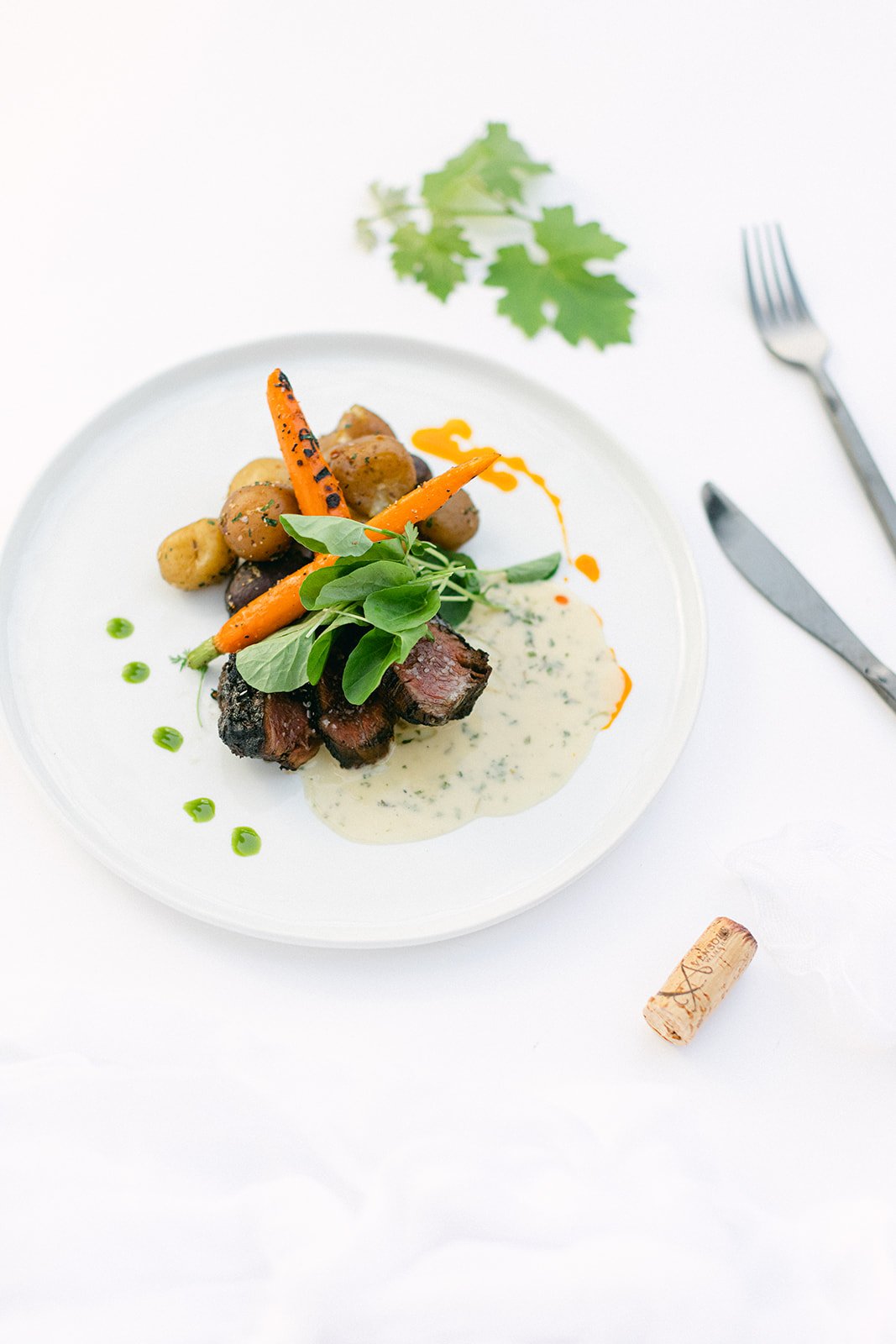 Oven Roasted Herb Crusted Hanger Steak