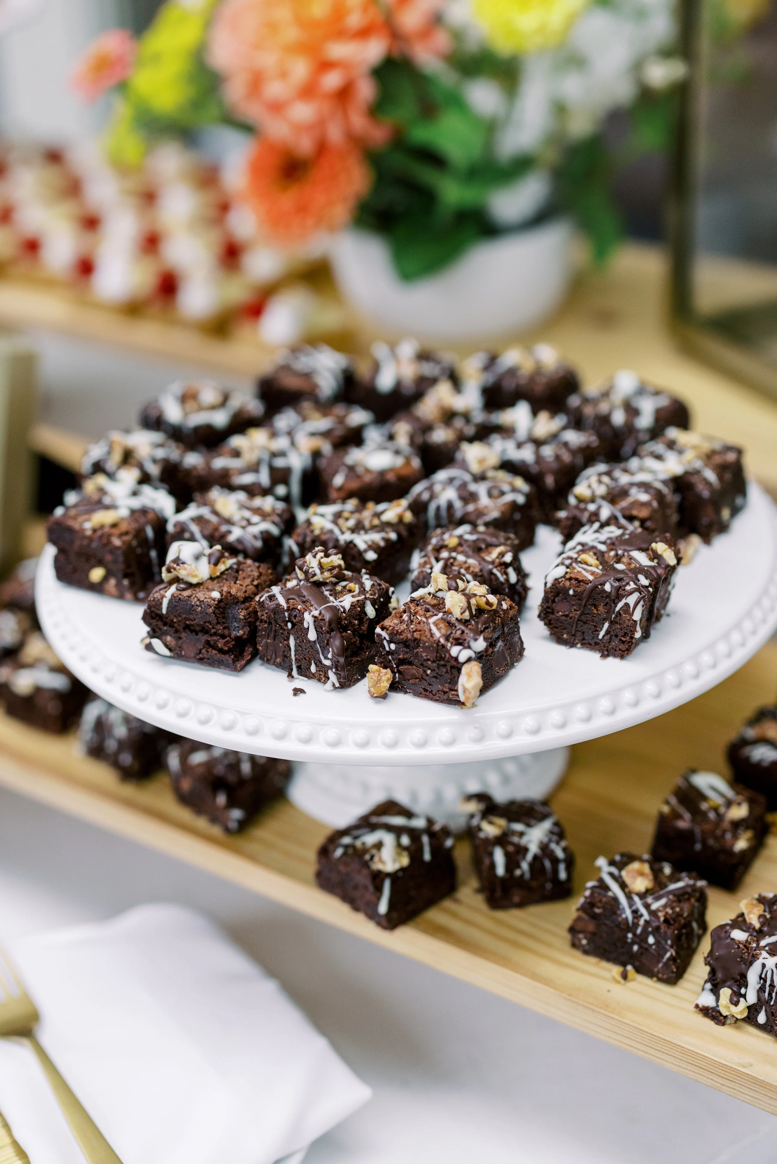 Walnut Caramel Brownie