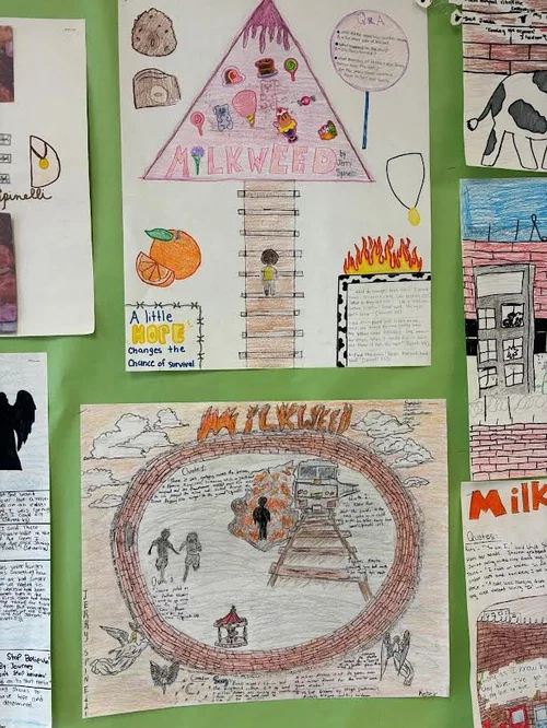 Student Milkweed poster artwork