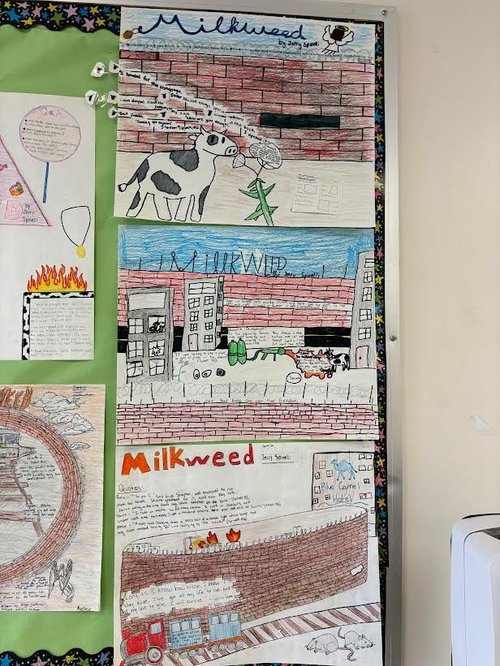 Student Milkweed poster artwork