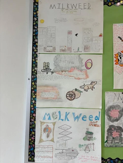 Student Milkweed poster artwork