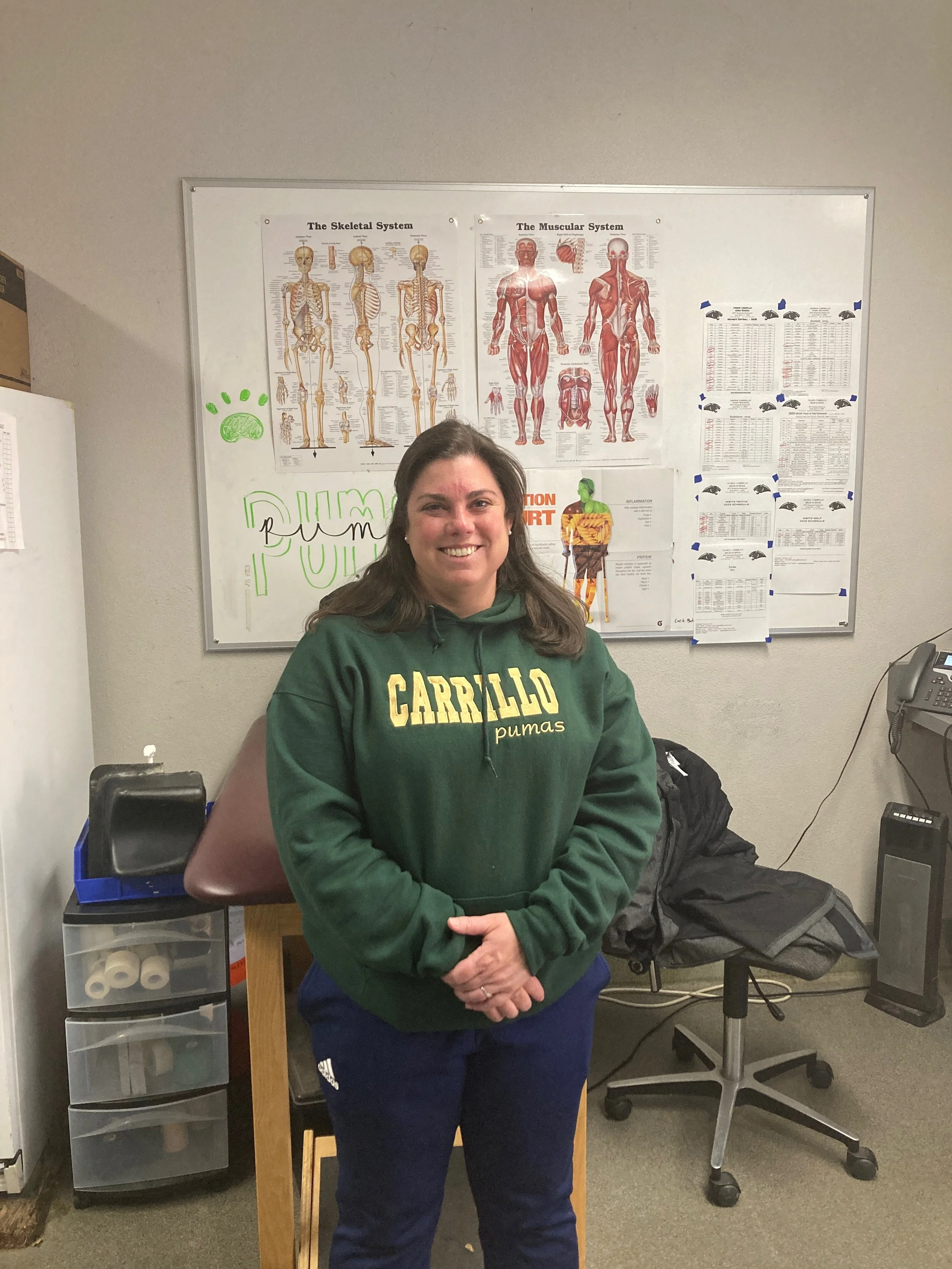 Meet Julie Rudy, Carrillo’s new athletic trainer
