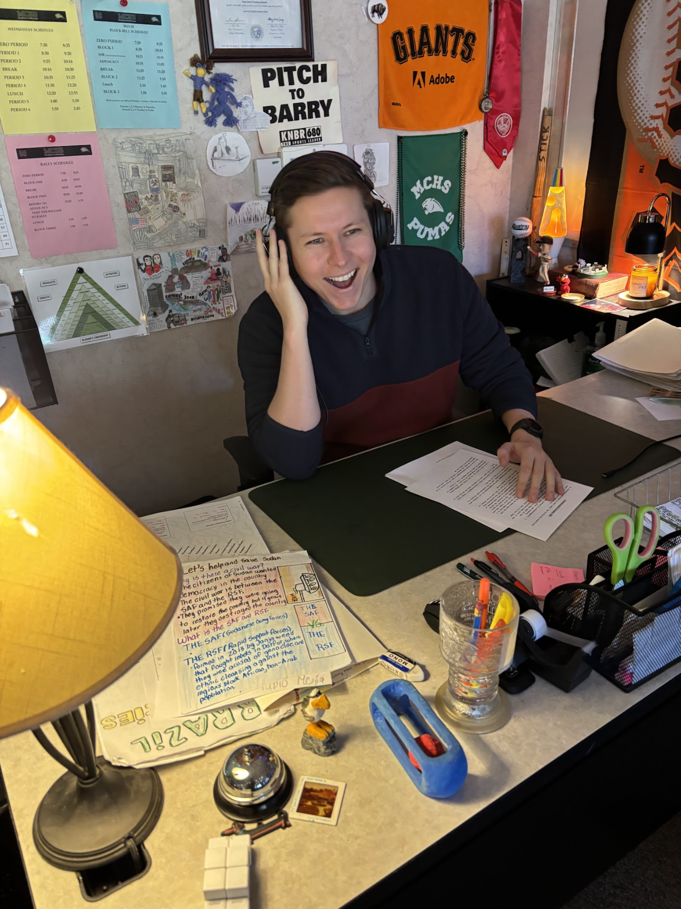 What do teachers listen to?