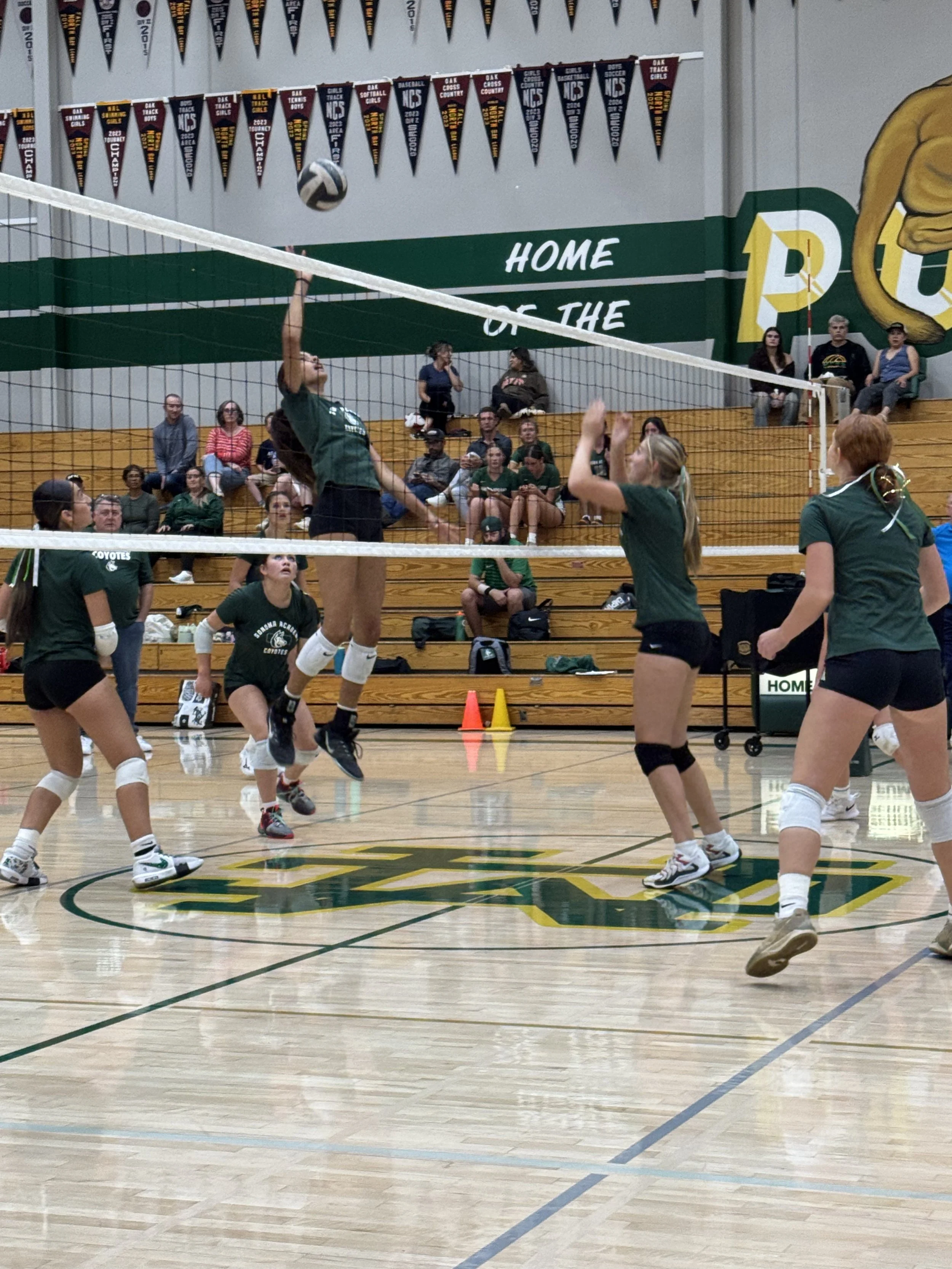 Carrillo ramps up their serves in a heated match against Sonoma Academy