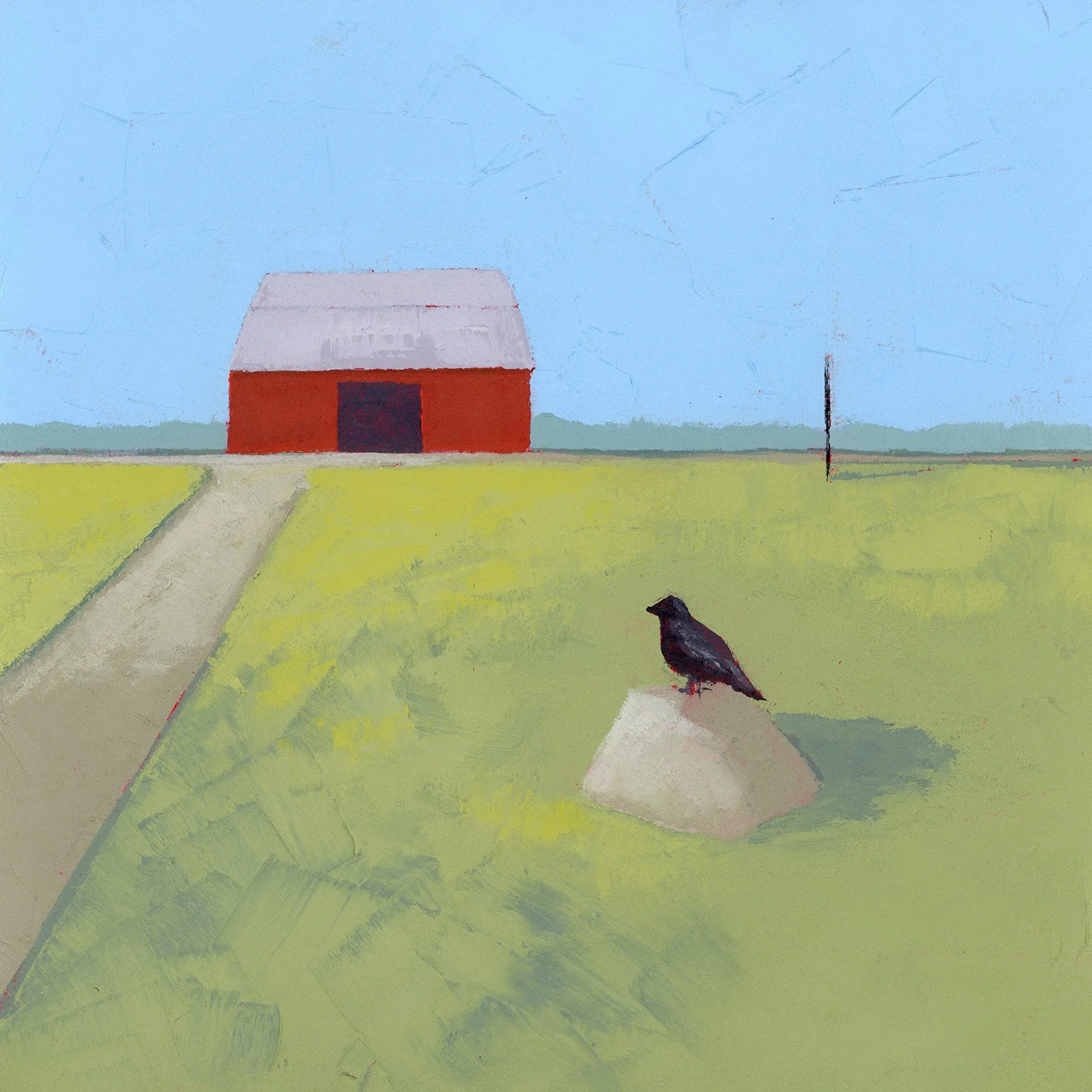 LaGue-CrowOnARock-12x12-acrylic-2026 copy.jpg