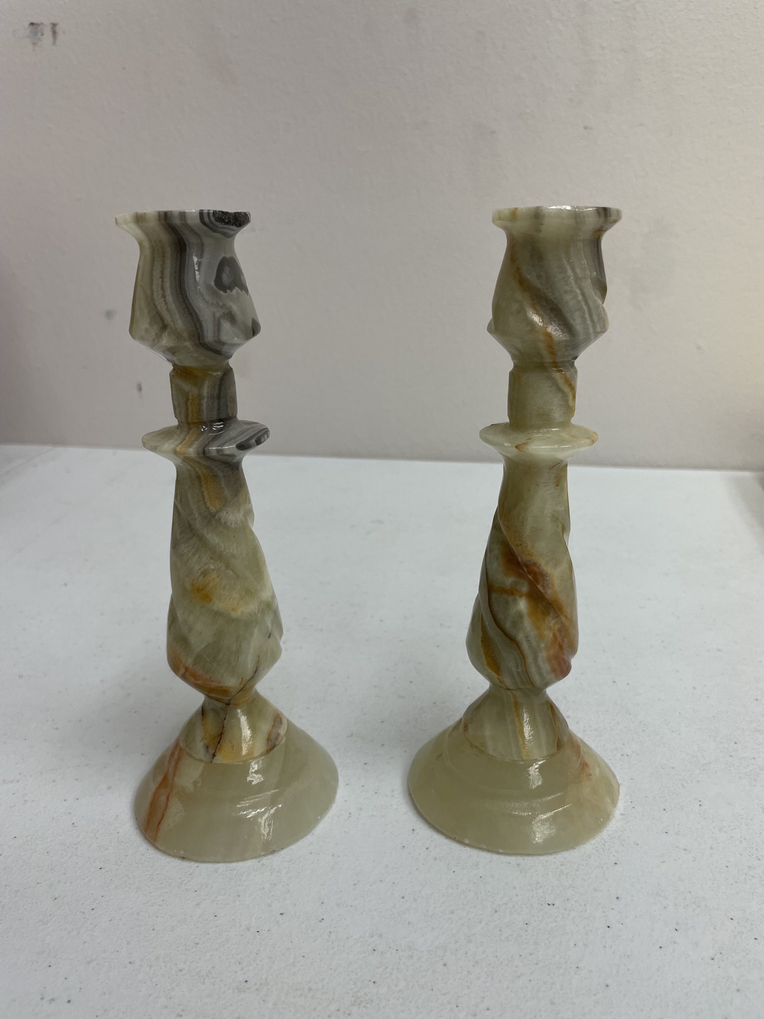 Marble Candle Holders