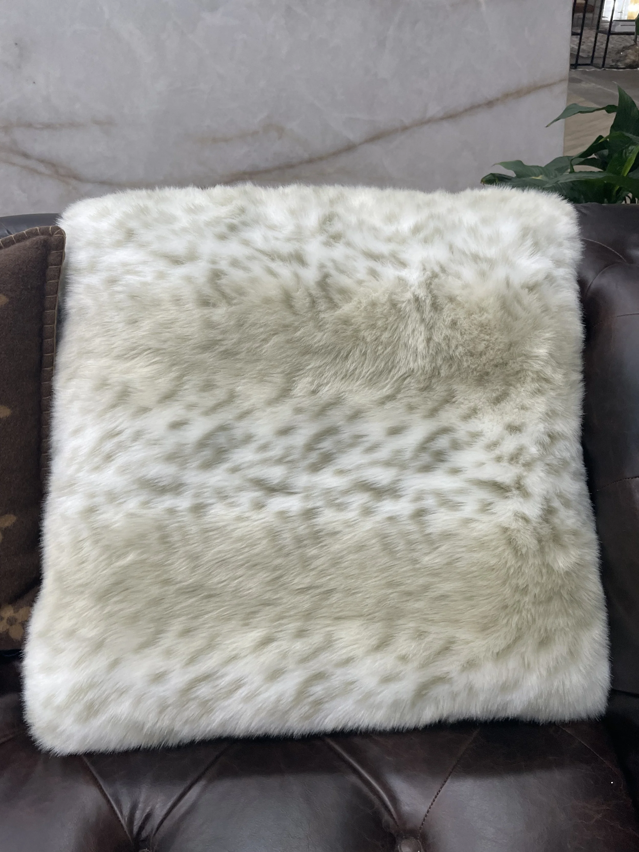 Ivory Mink Pillow