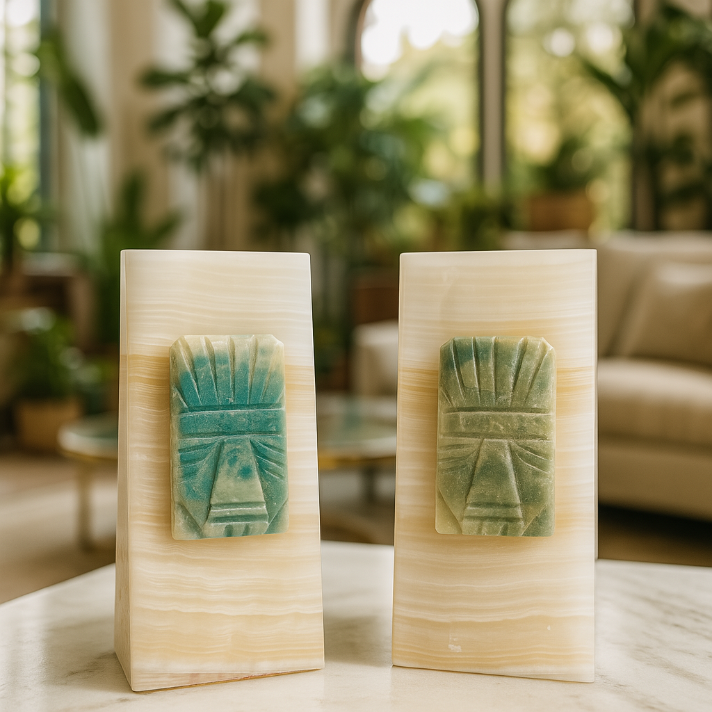 Aztec Trinkets – Carved Stone Accents