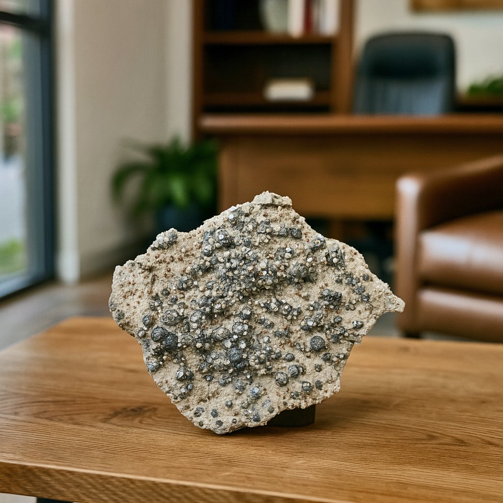 Viburnum Vein – Galena & Calcite Cluster from Missouri