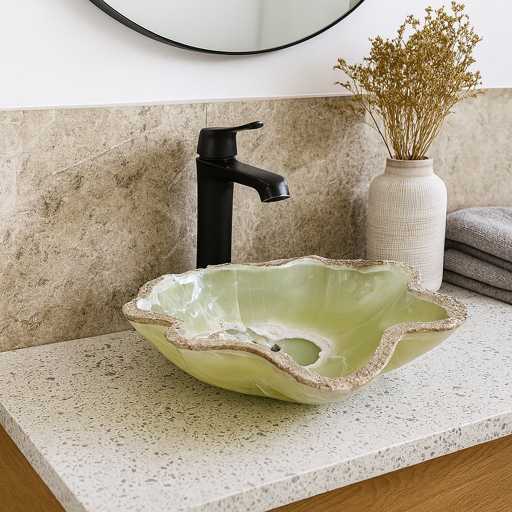 Midori Onyx Vessel Sink
