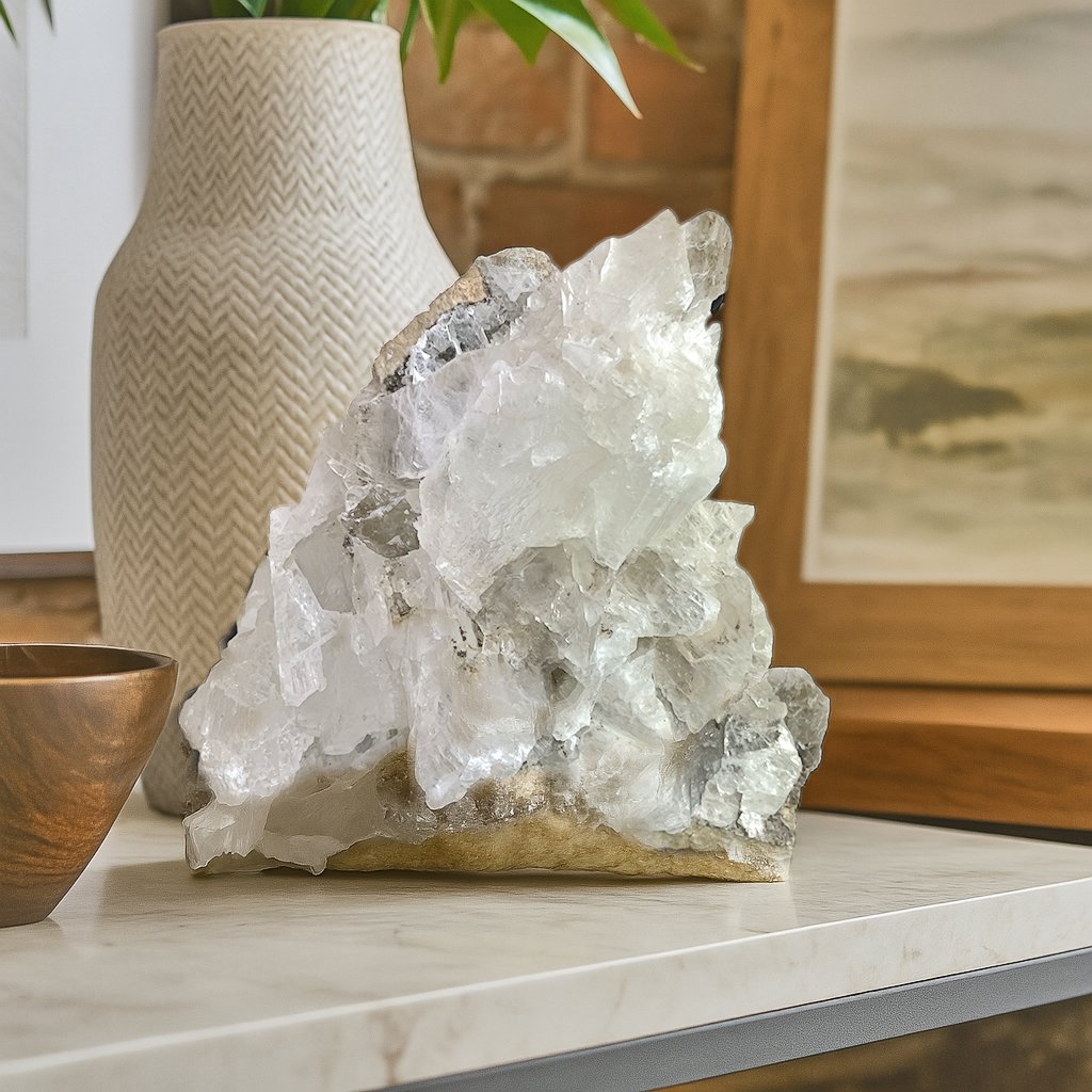 Glacier Selenite Cluster