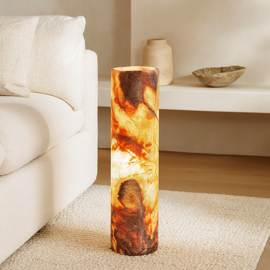 Onyx Rubrum Floor Lamp