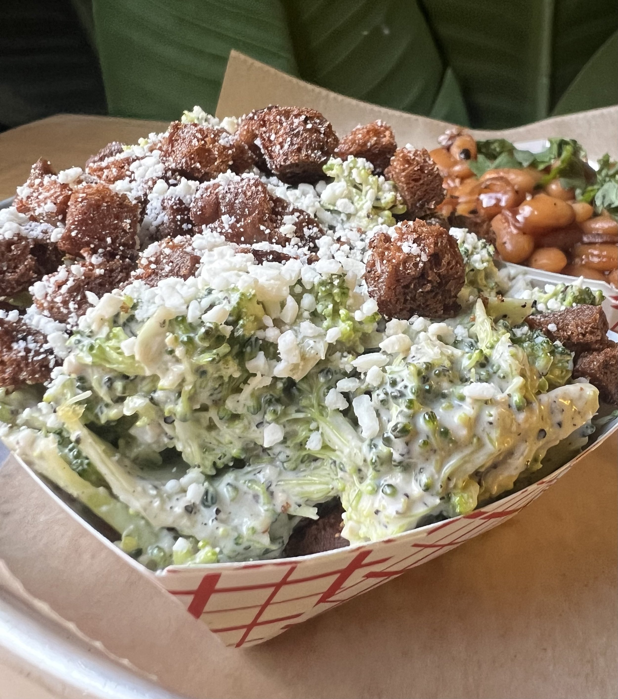 Broccoli Caesar + Brioche Crumble (Serves 12-15)