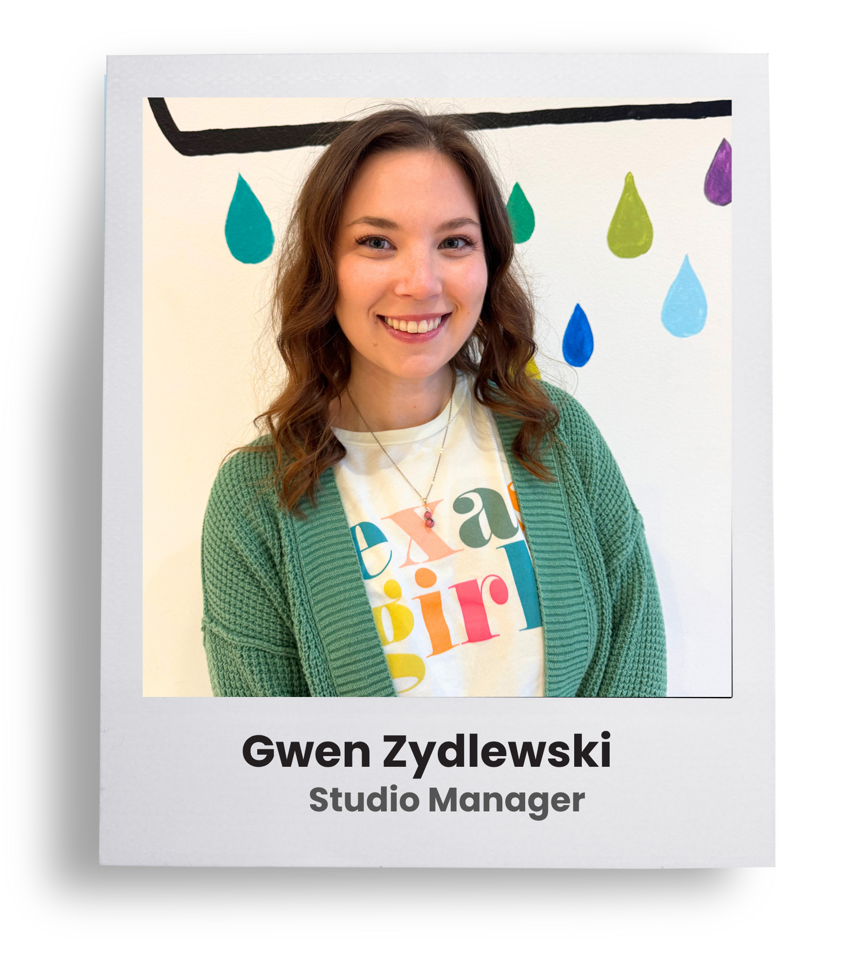 Gwen Zydlewski Studio Manager of Whimsy Wees Art Studio