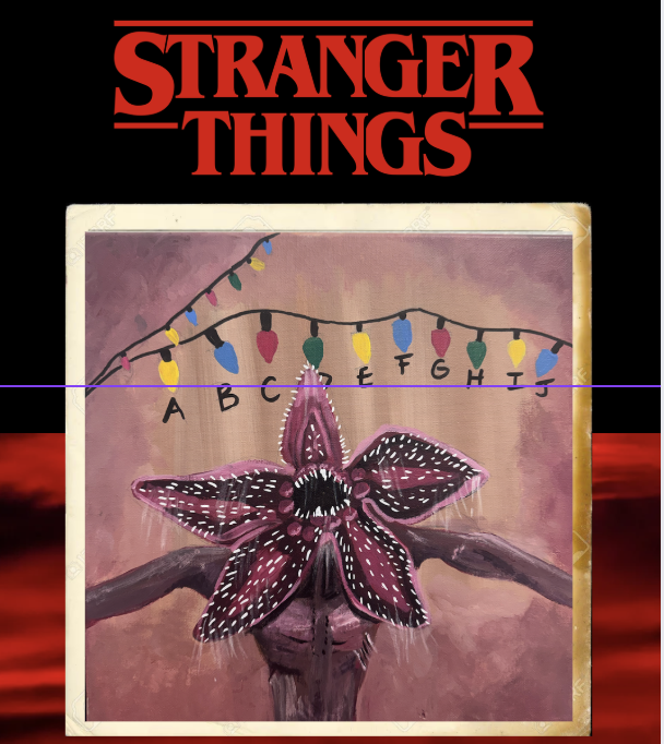 Sip Paint and Watch: Stranger Things
