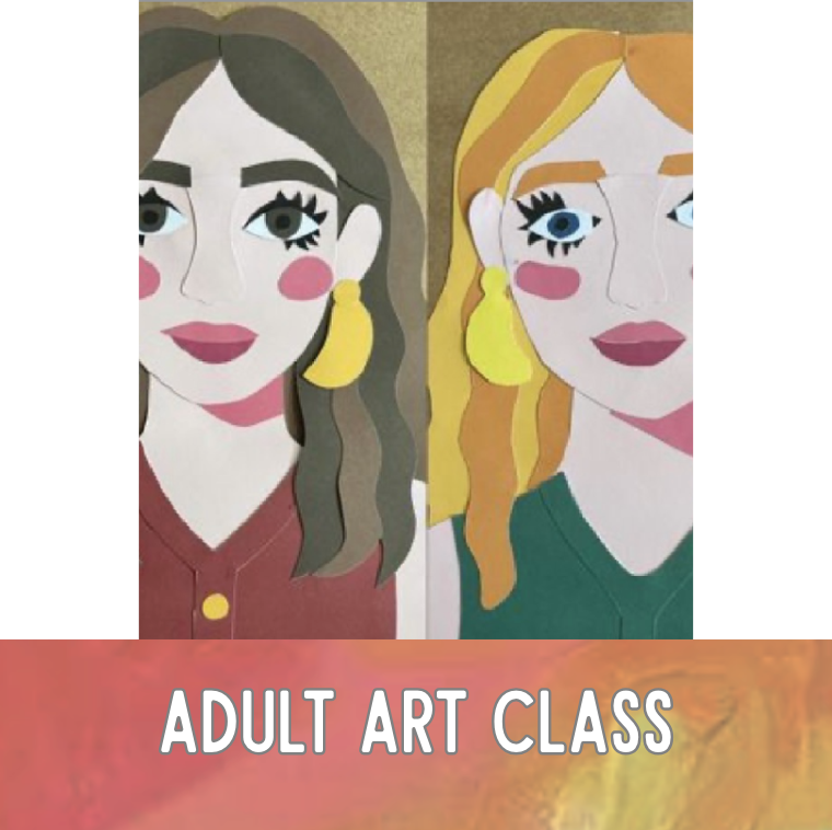 Adult Art Class: Portrait Cut Paper