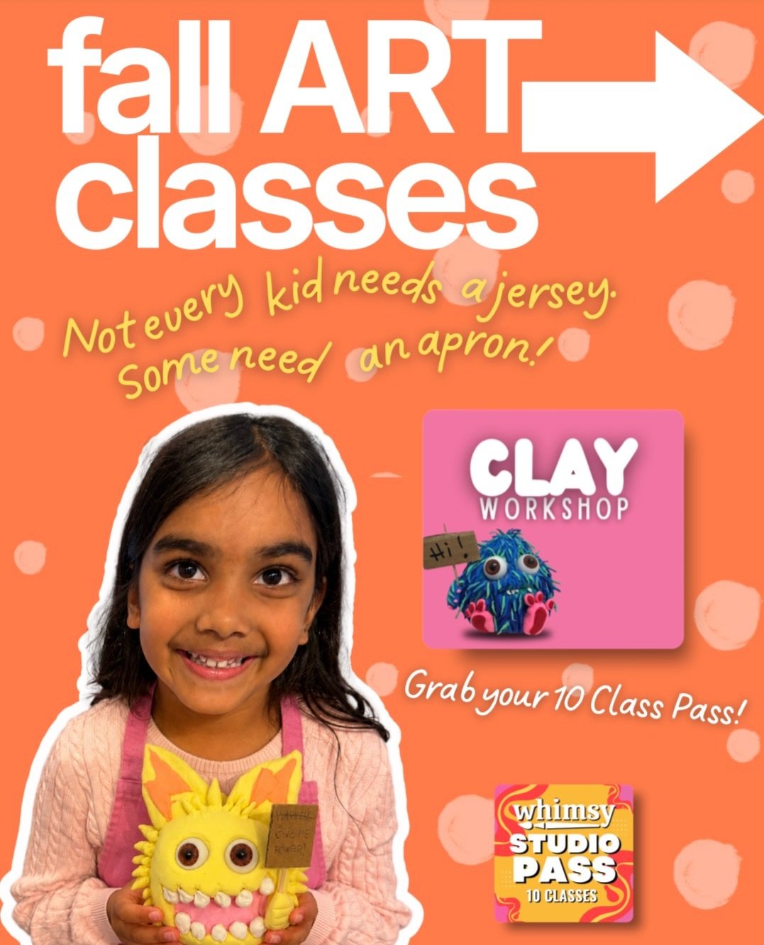 We&rsquo;re ready for ART Season to start.
Fall art classes start next week 9/8!
No tryouts.
No bench warmers.
Everyone is a starter!
All new projects, easy installment payments, and our flexible 10-class studio pass.
Link in bio, grab your spot!
&he