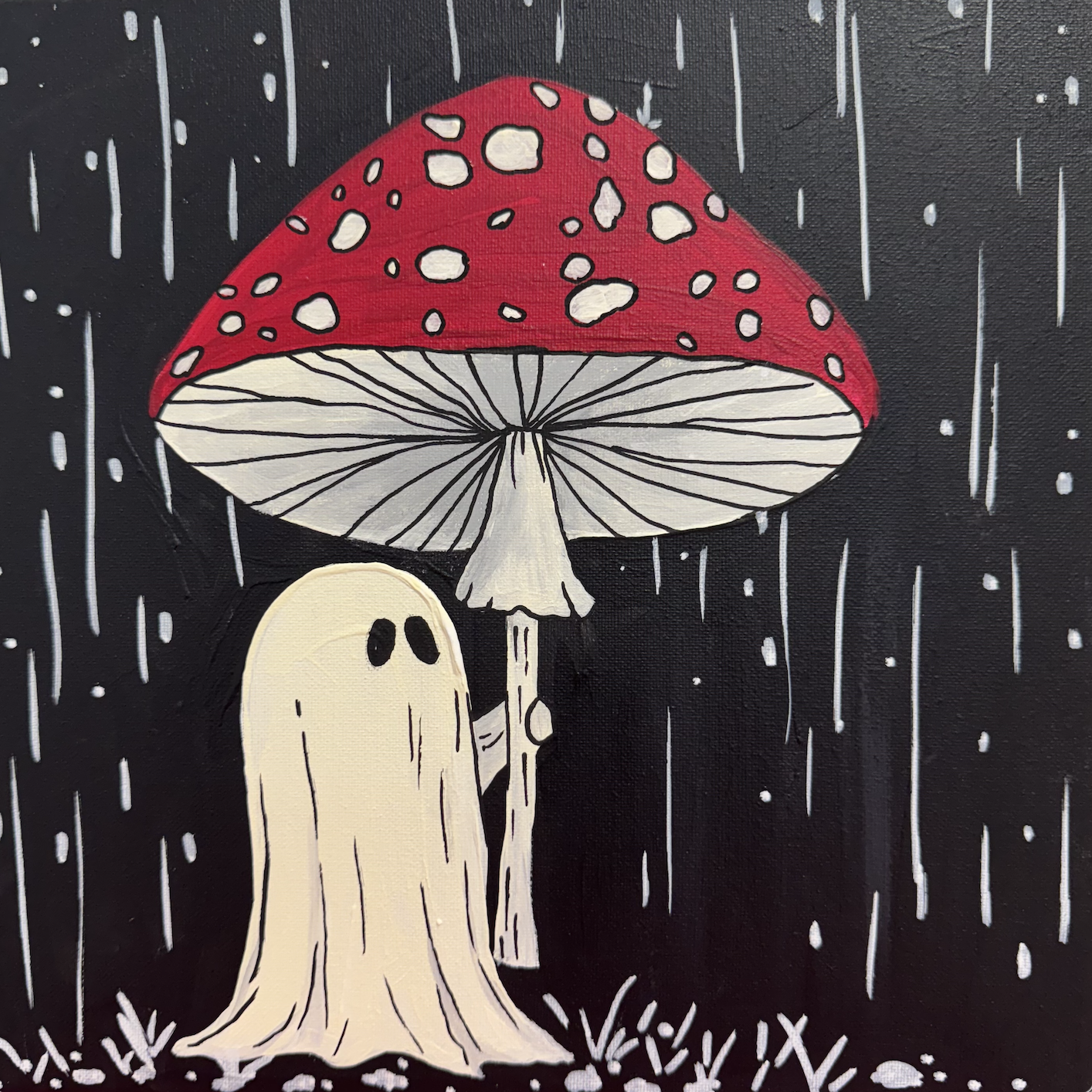 Ghosted Paint Night Fri, Oct 16th 6:00-8:00