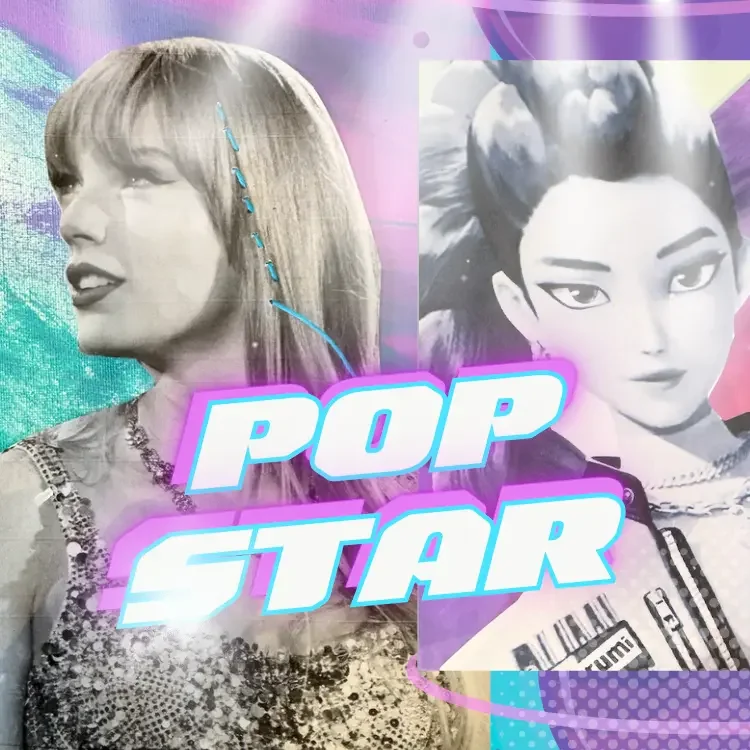 Pop Star summer kid art camp taylor swift and kpop demon hunters