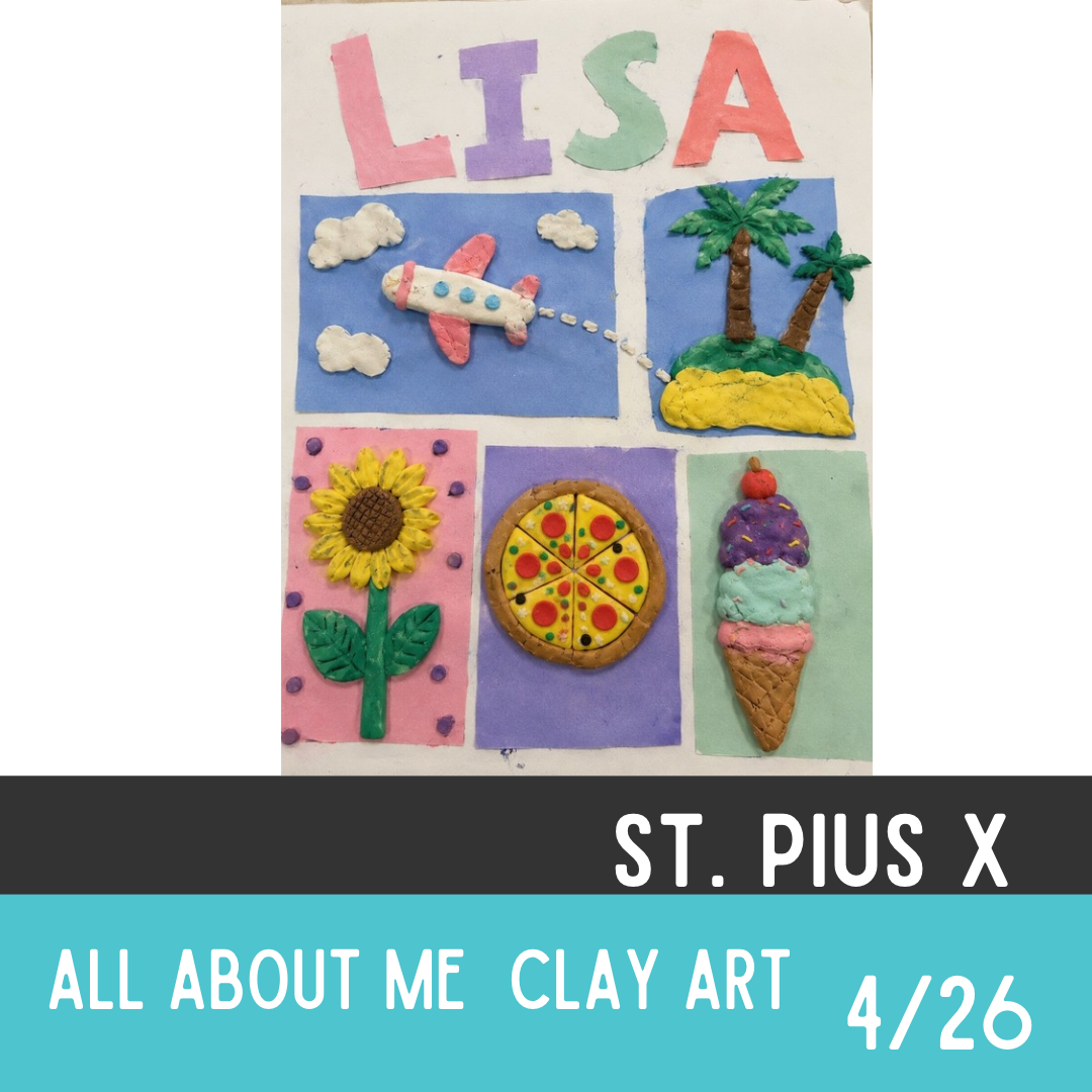 Apr 26th All About Me Clay Collage