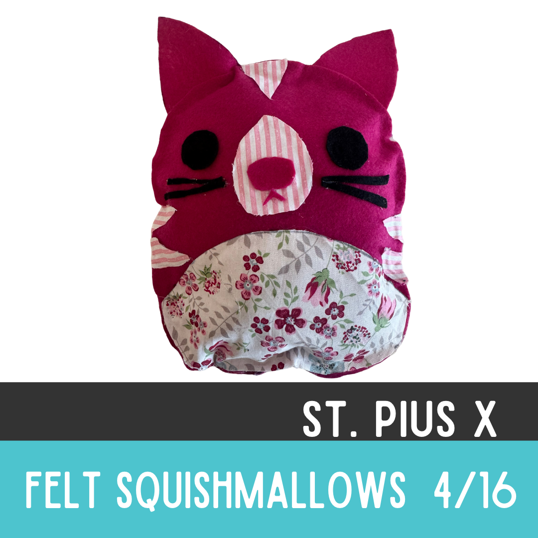 Apr 16th Felt Squishmallow