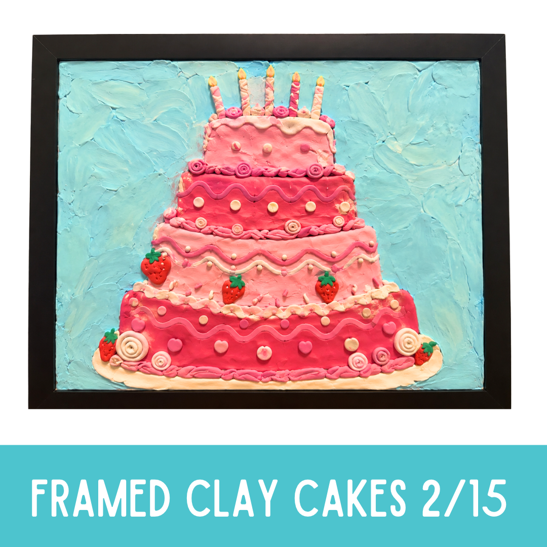 Feb 15th Framed Clay Cakes