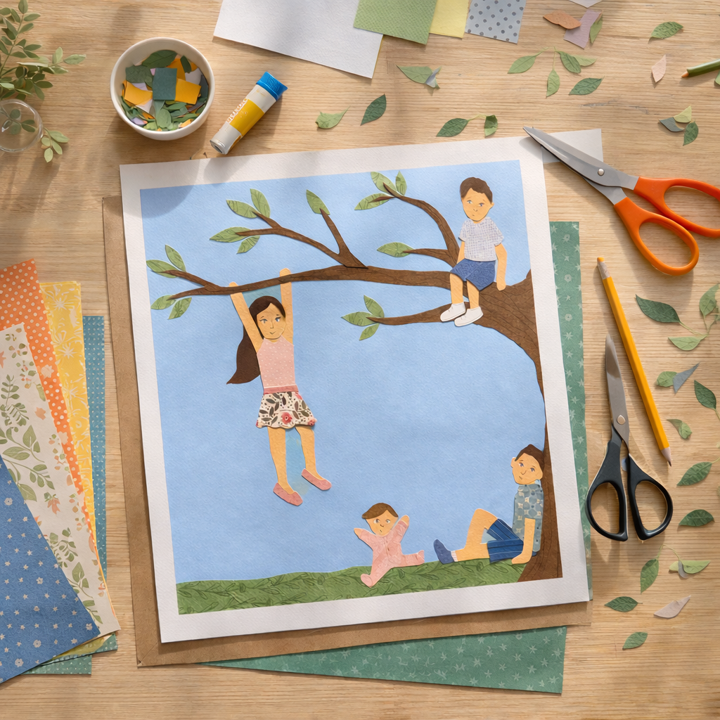 Crafted tree scene with children and paper elements.png (Copy)