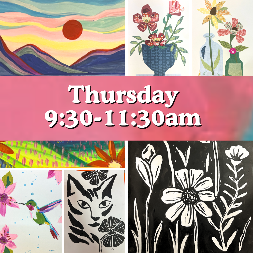 Adult Art & Craft Class: THU 9:30-11:30am