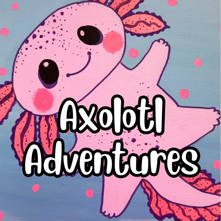 Axolotl Adventure summer kids art camp