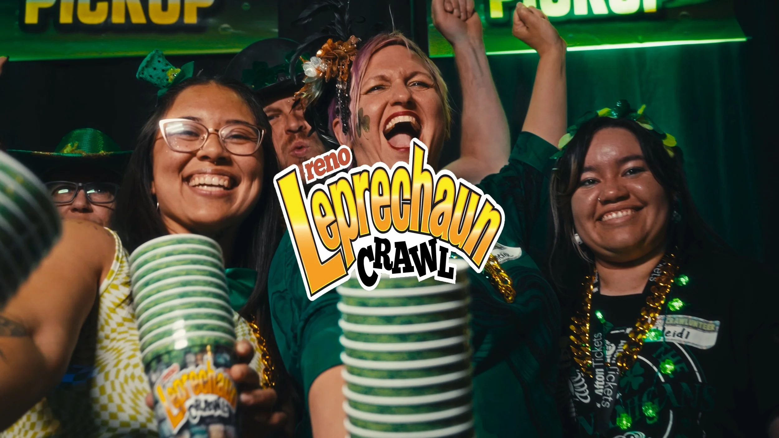 Reno Leprechaun Crawl 2026 event video production by JML Films, Reno NV