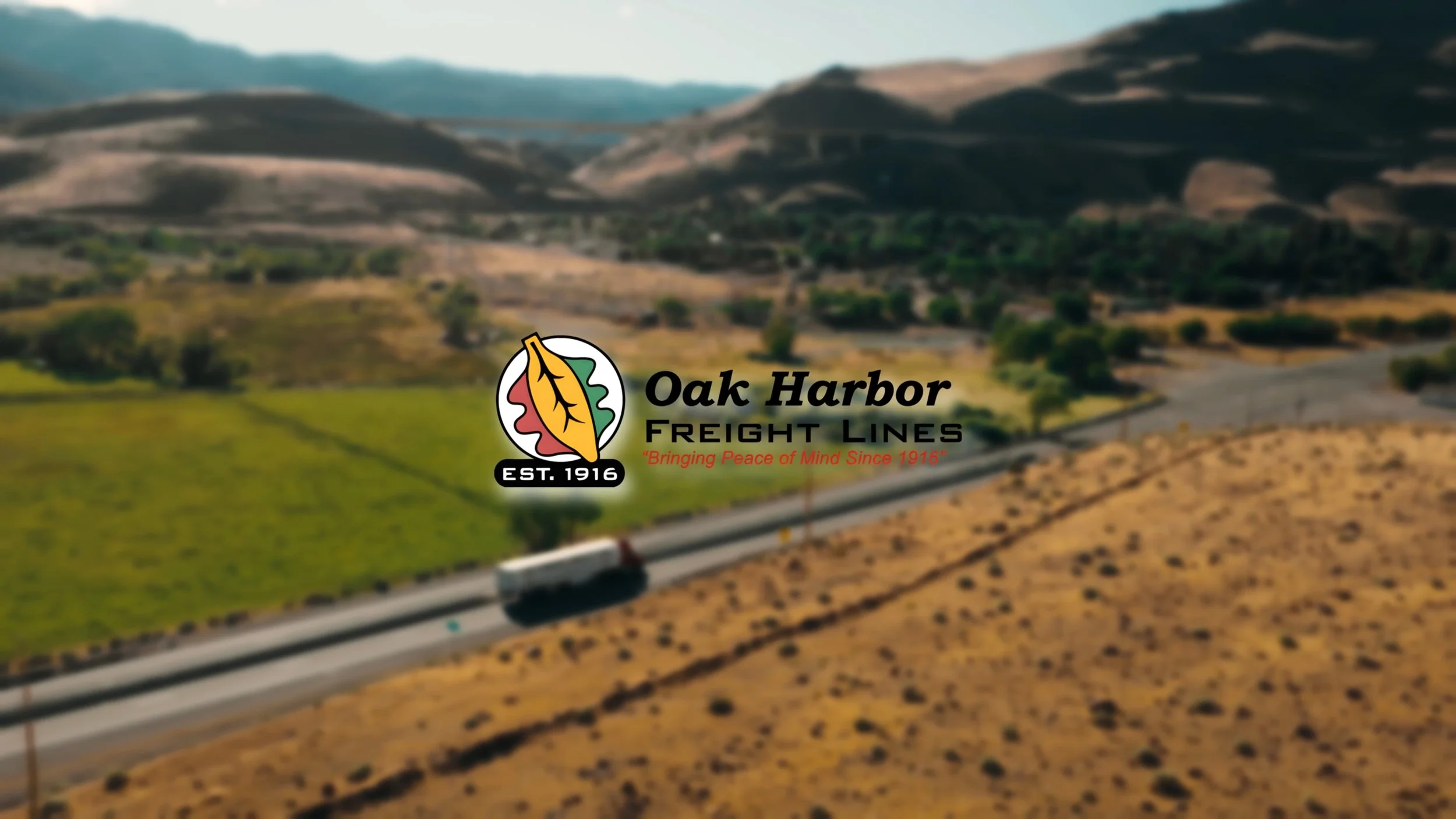 Oak Harbor Freight Lines aerial FPV drone video production by JML Films, Reno Tahoe