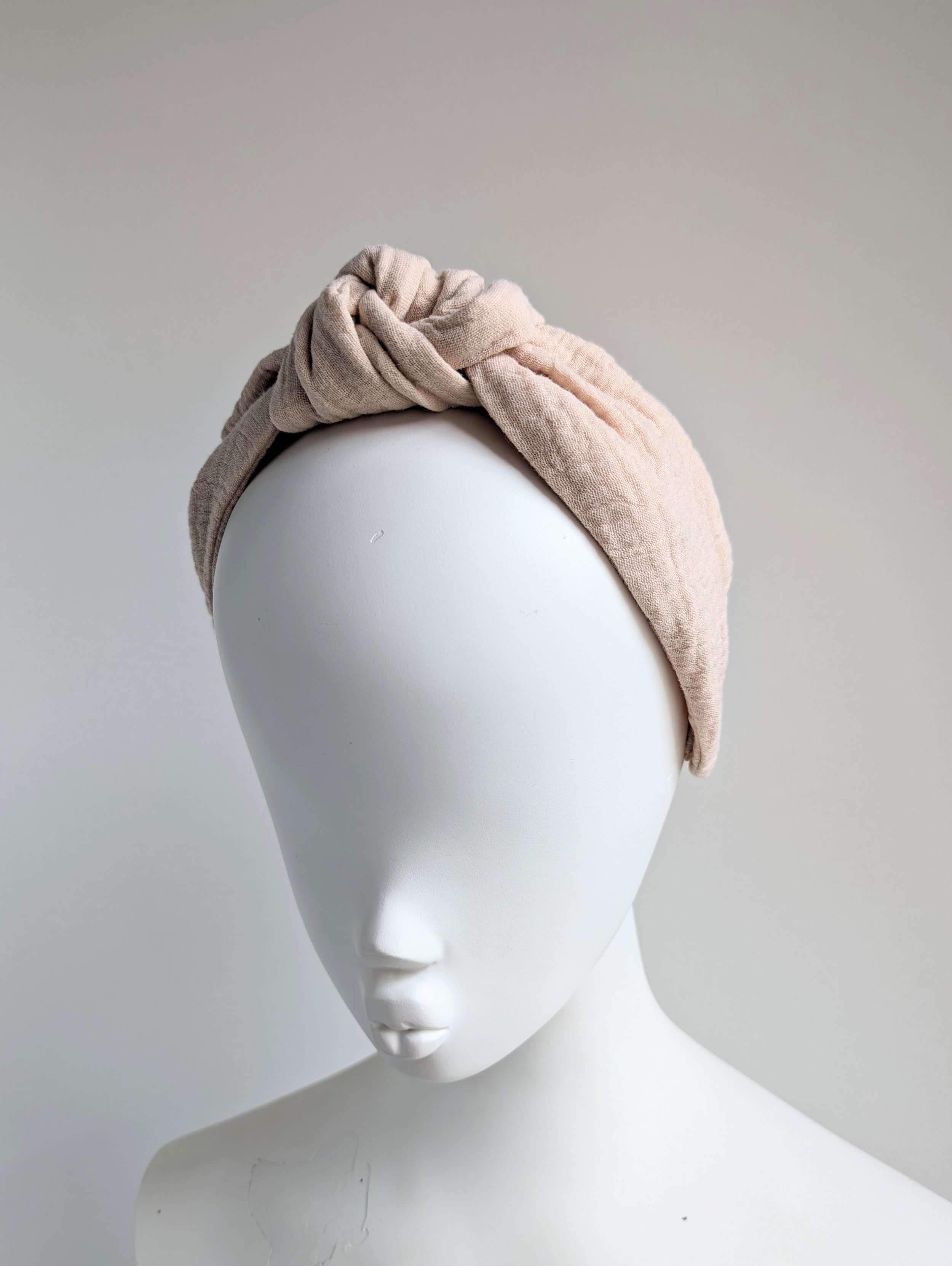 Women's Rainbow Stripe Bohemian Twist Bandana Headband - Elastic Wrap