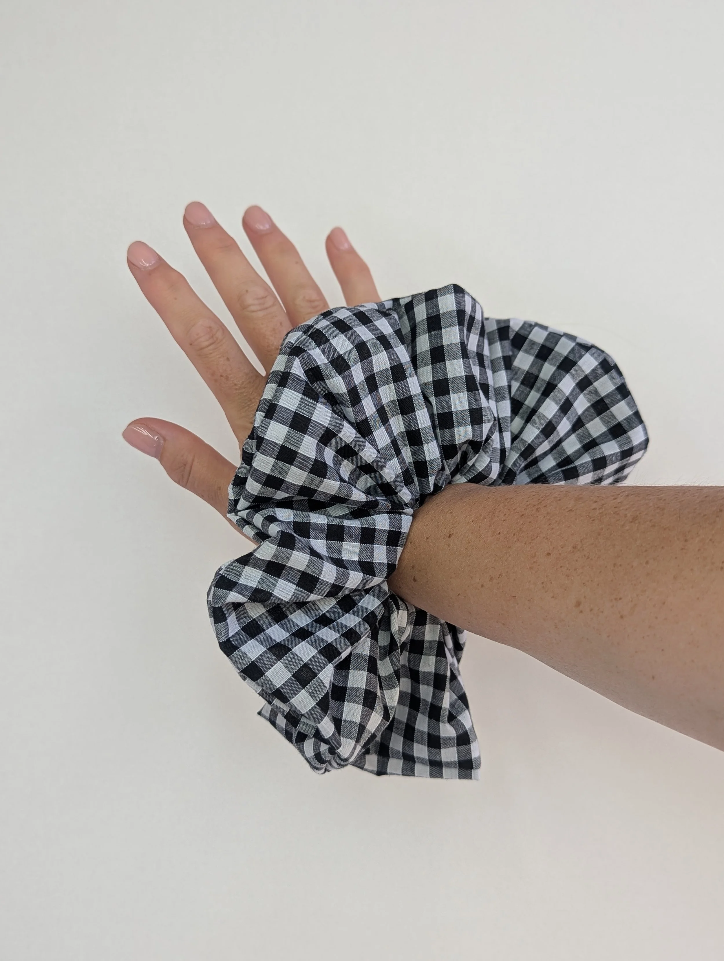 Black-White-Gingham-Cotton-Scrunchie-5.jpg