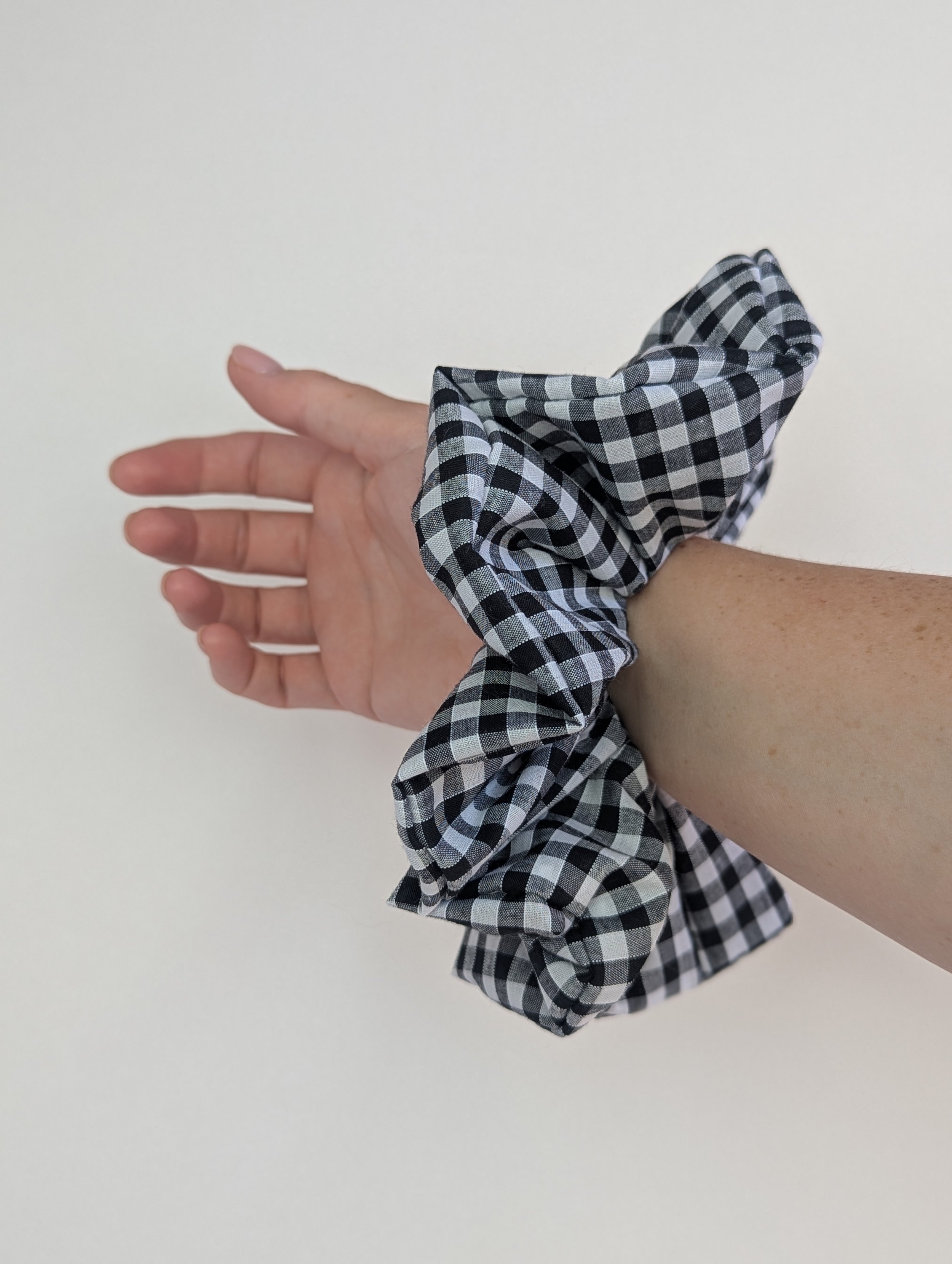 Black-White-Gingham-Cotton-Scrunchie-8.jpg