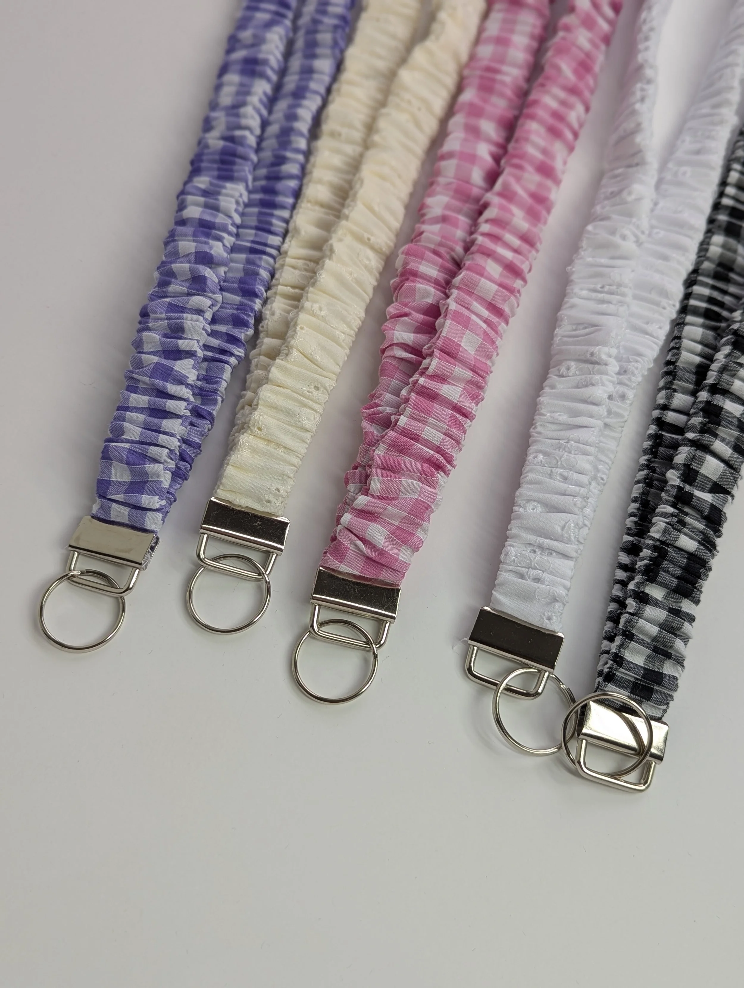 Scrunchie Lanyard ID Badge Holder