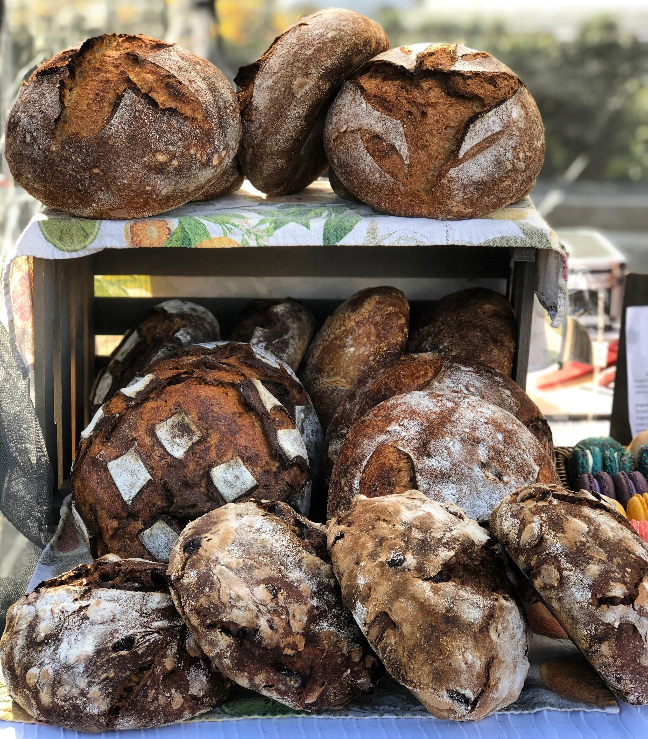 Three Hearts Organic Baking Sourdough Breads.  Order online for Curbside Pick-up Saturday!! 
